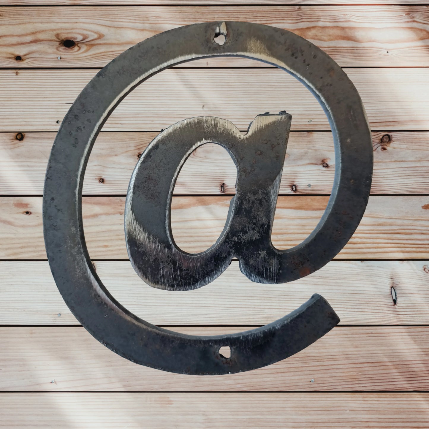 100mm Corten Steel House Numbers, Letters & Symbols for Street and Letterboxes - Vintique Concepts