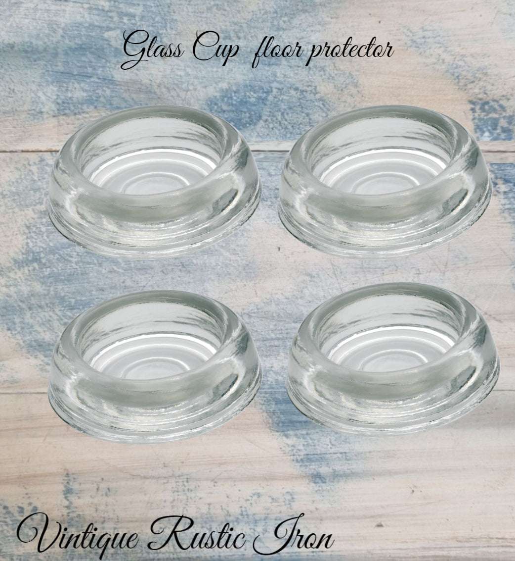 Floor glass cup Furniture protector 78mm Dia-Vintique Concepts