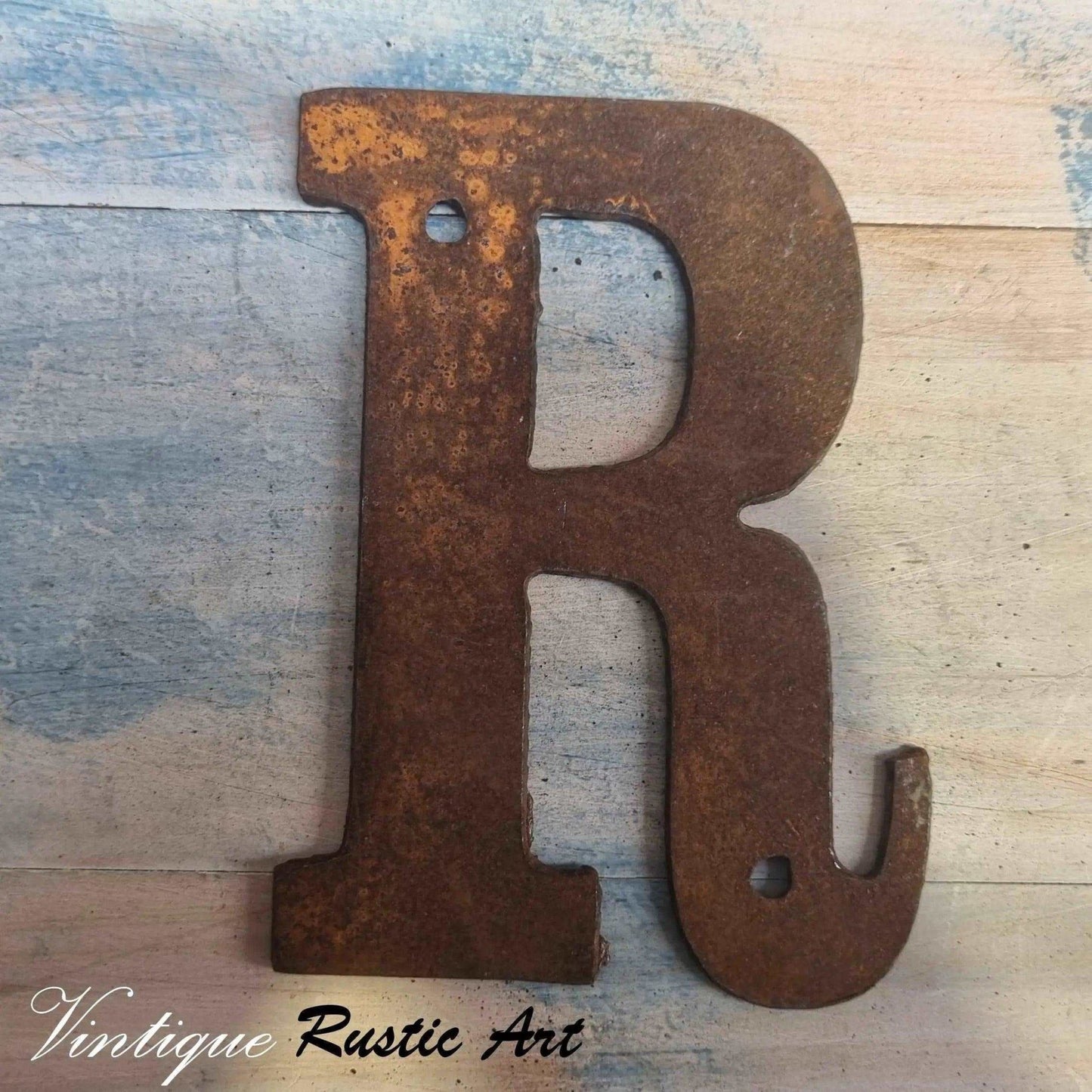 200mm Rusty Letters (alphabet  & symbols)-Vintique Concepts