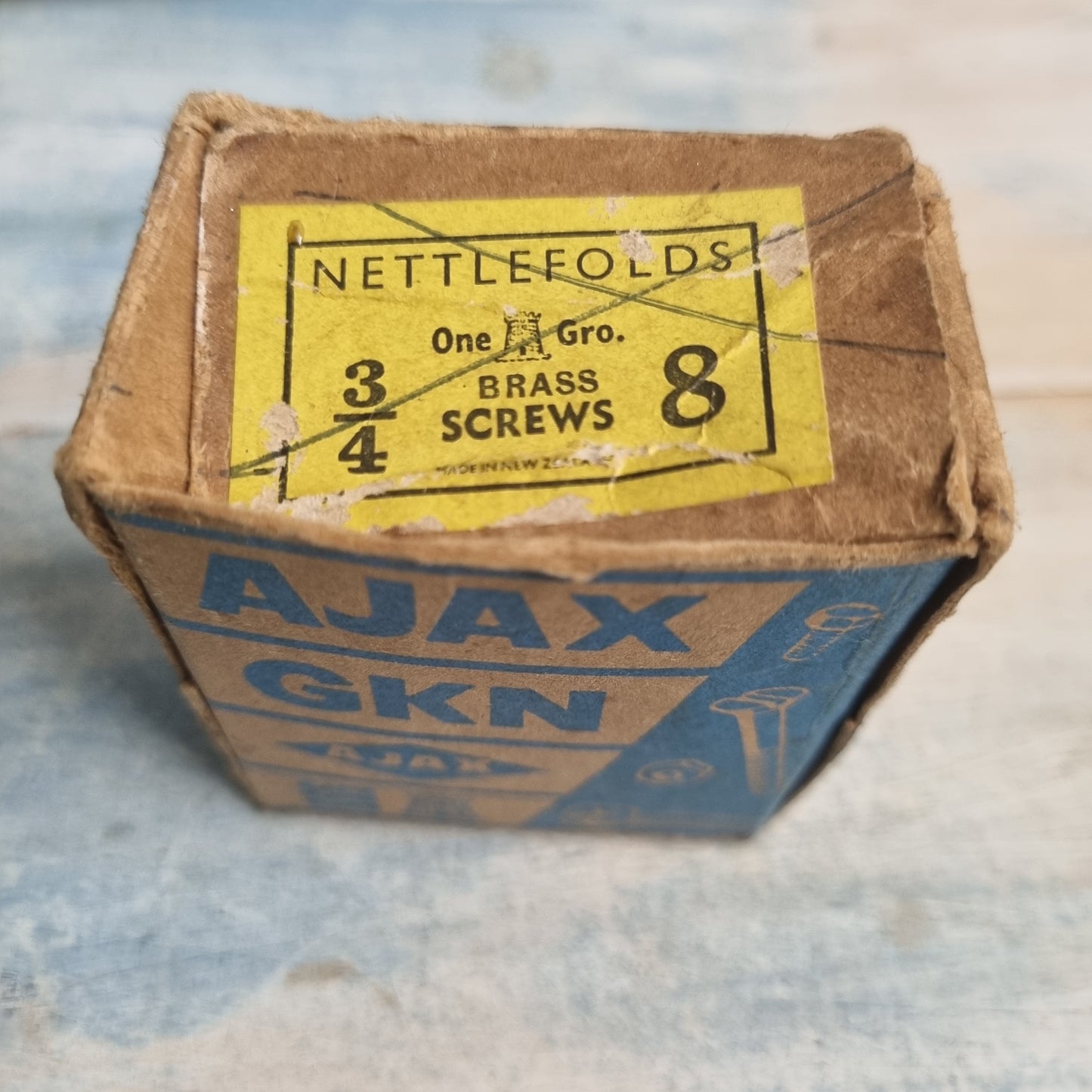 Antique Solid Brass wood screws 3/4''(19.05mm) 8 gauge