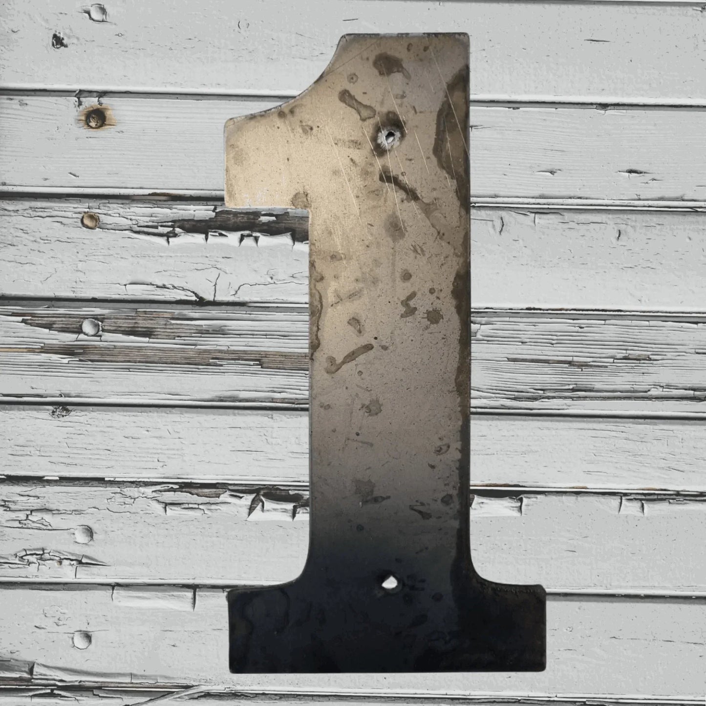 400mm Corten Steel House Numbers for Street & Letterbox - Vintique Concepts