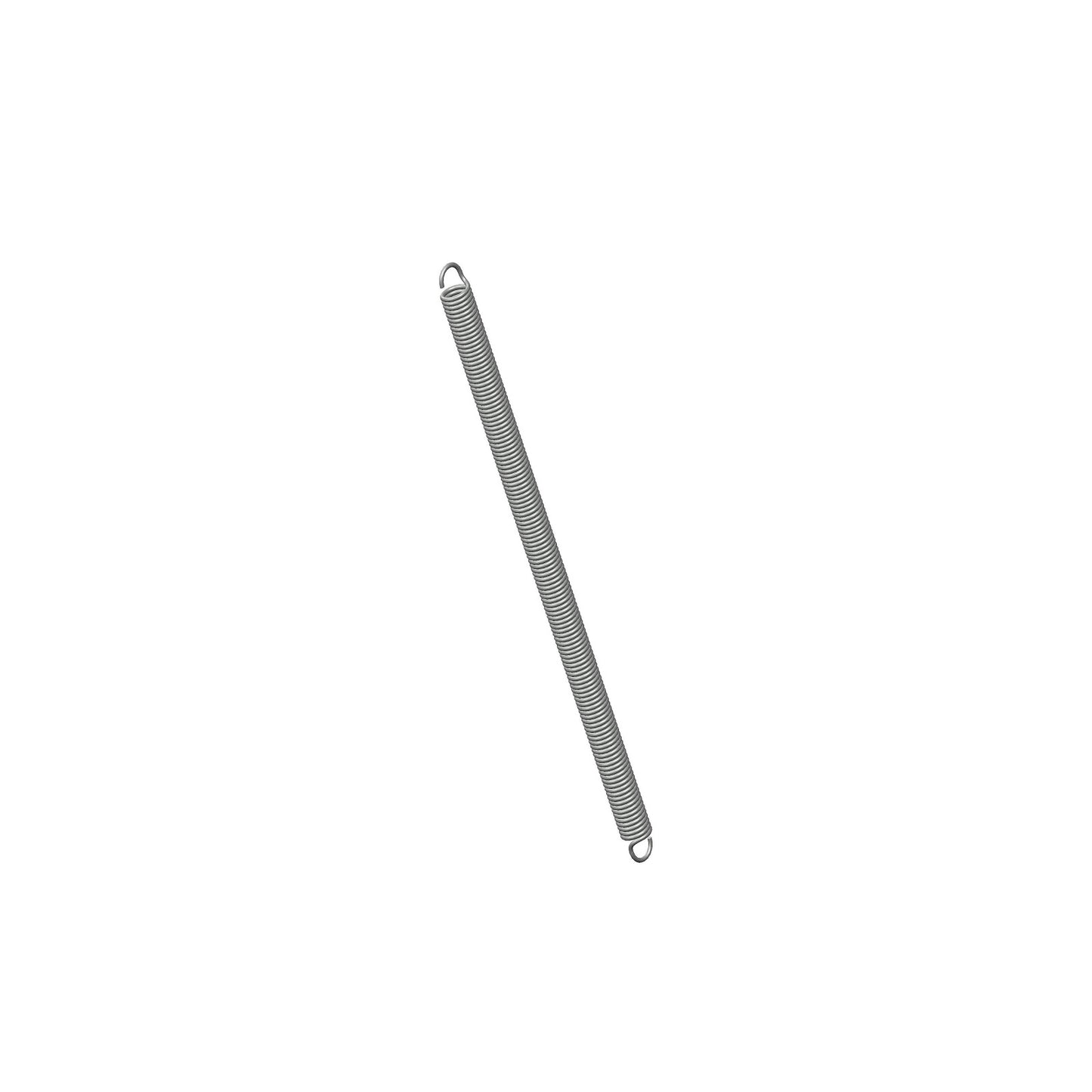 Zinc Extension Spring 63.5mm Long( x 3.18 OD x 0.46 WD) C103