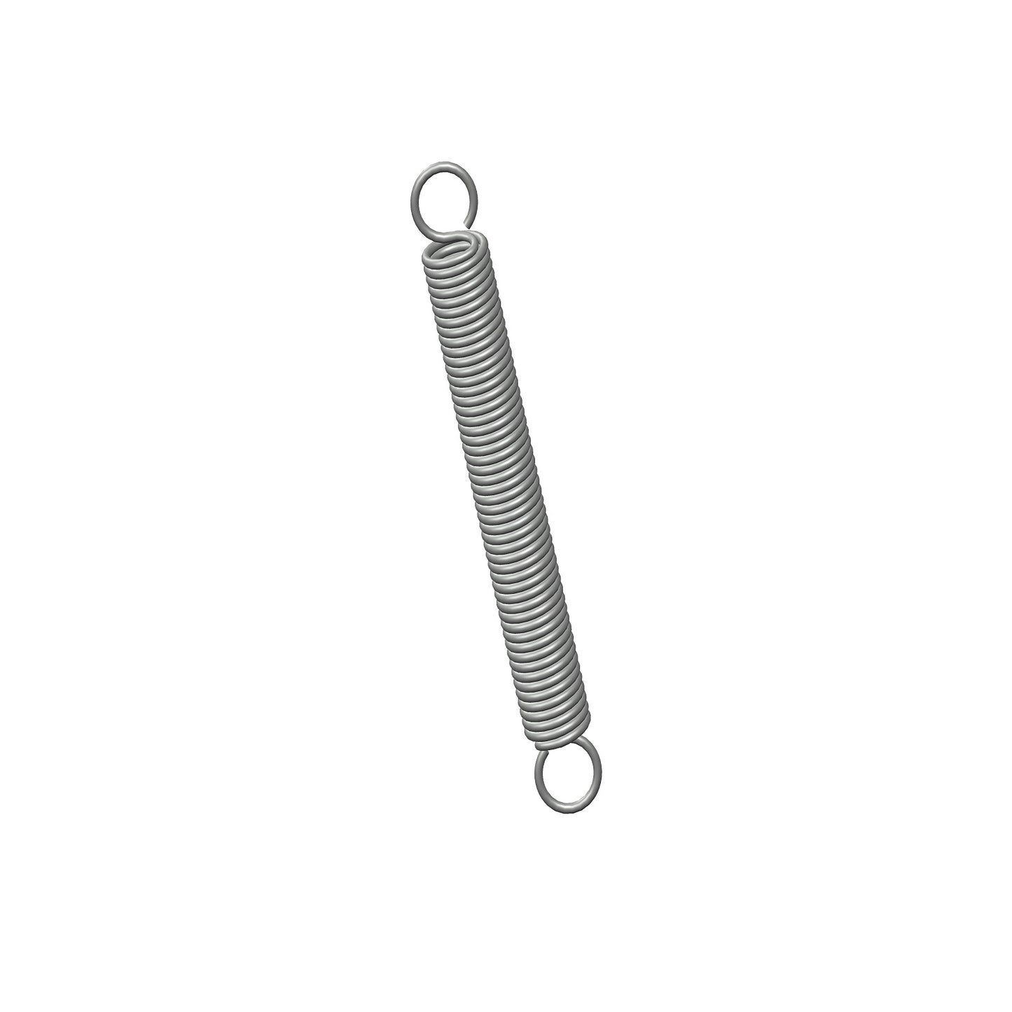 Zinc Extension Spring 88.9 mm Long (11.13 OD x 1.37 WD) C139