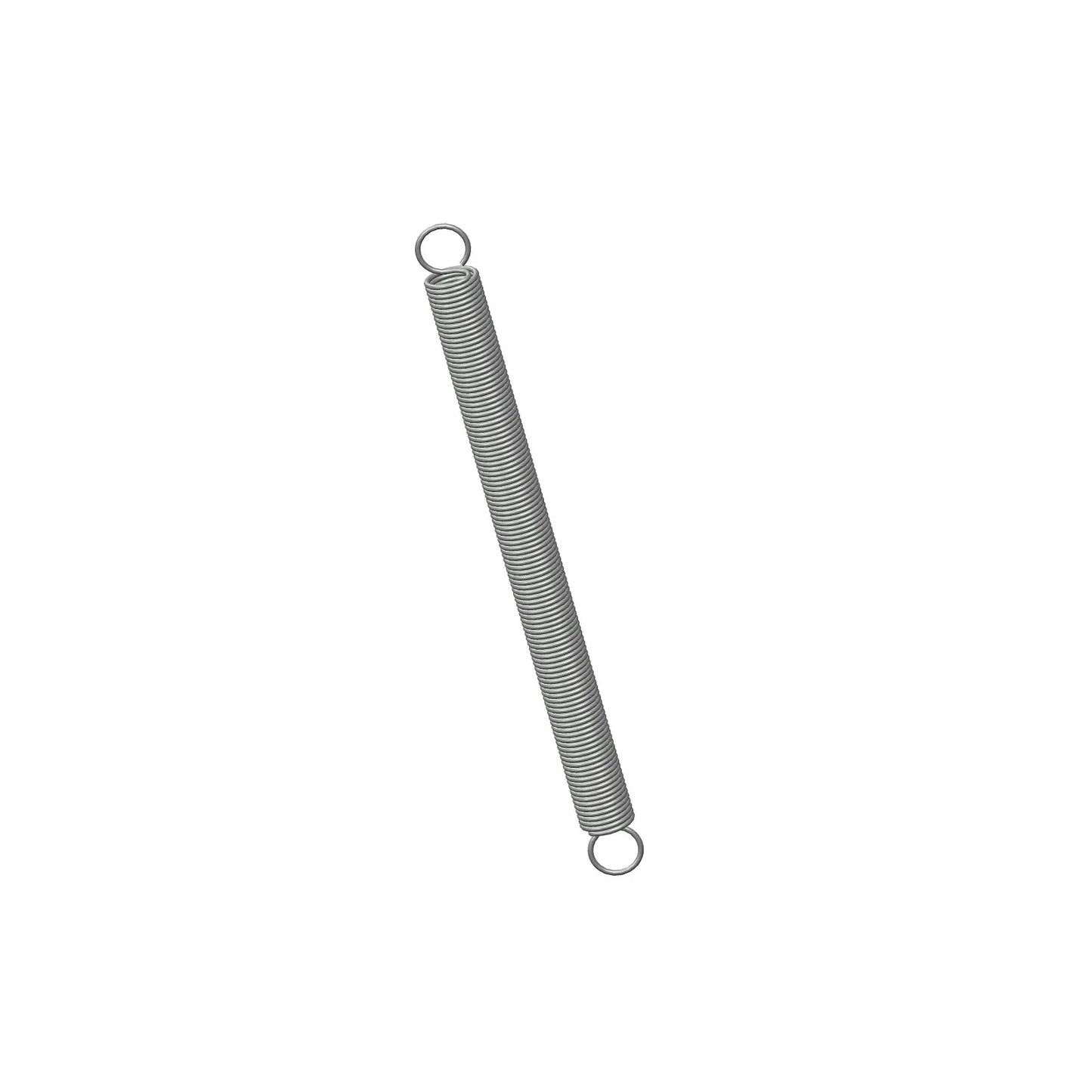 Zinc Extension Spring 82.55mm Long (6.35 OD x 0.64 WD) C157 - Vintique Concepts