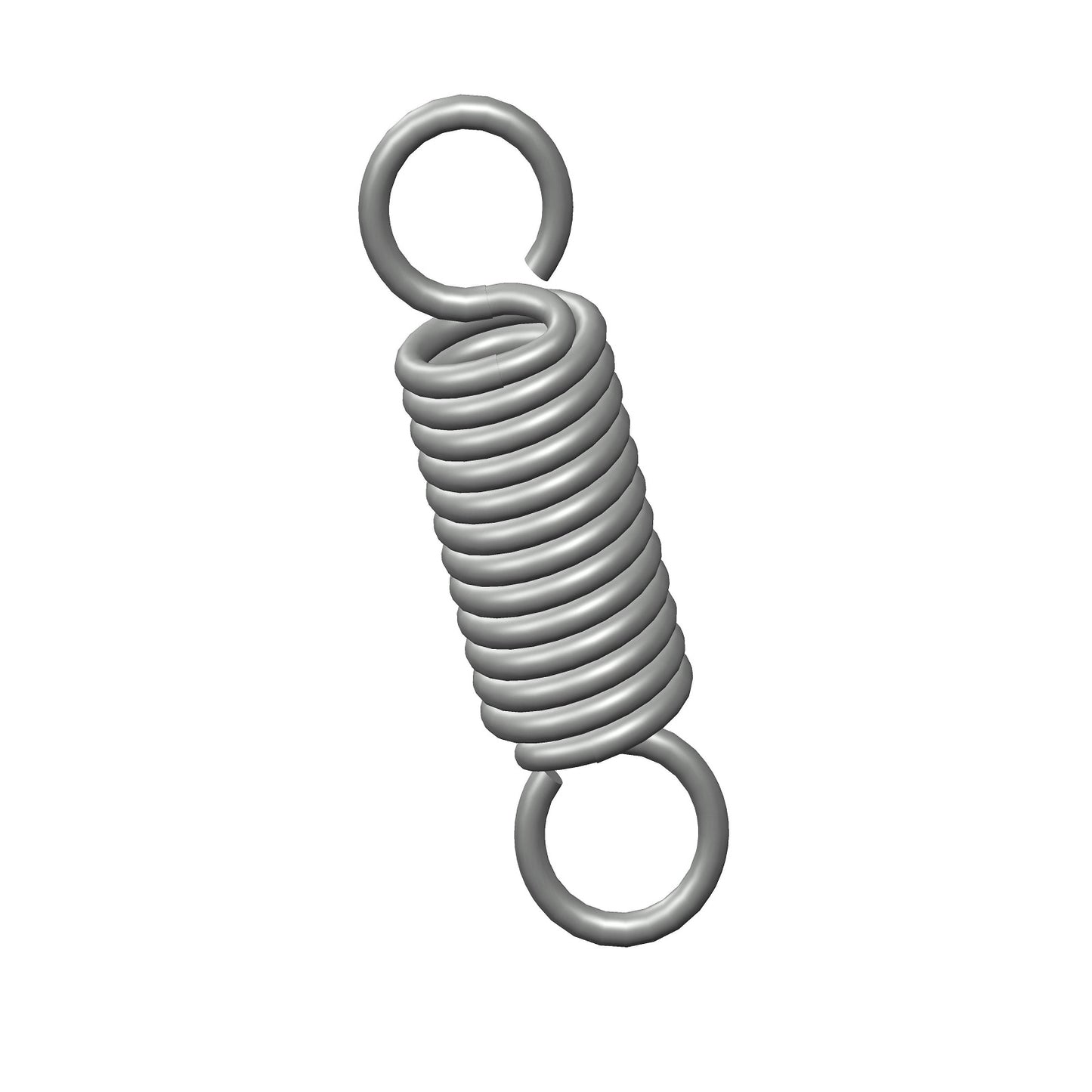 Zinc Extension Spring 66.68mm Long (19.05 OD x 2.67 WD) C177 from Century