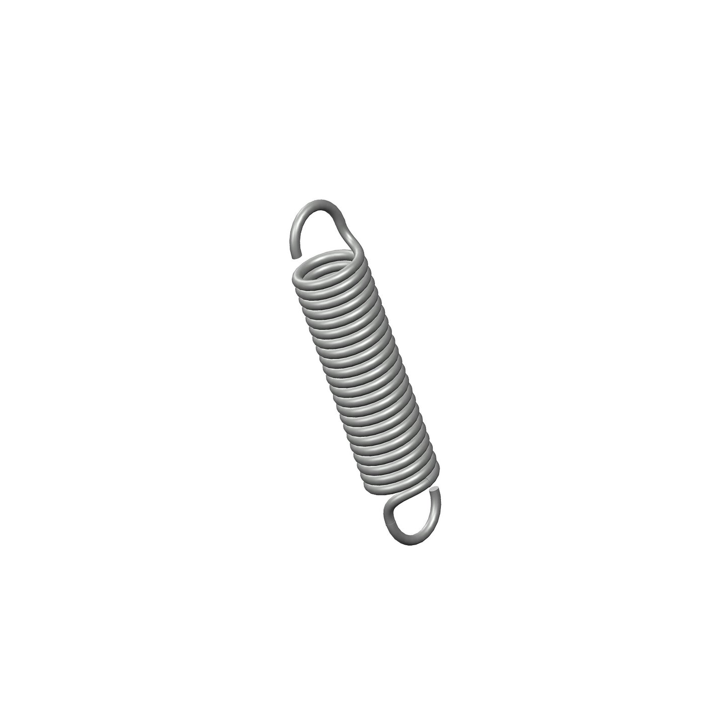 Zinc Extension Spring 95.25mm Long (19.05 OD x 2.67 WD) C191 from Century