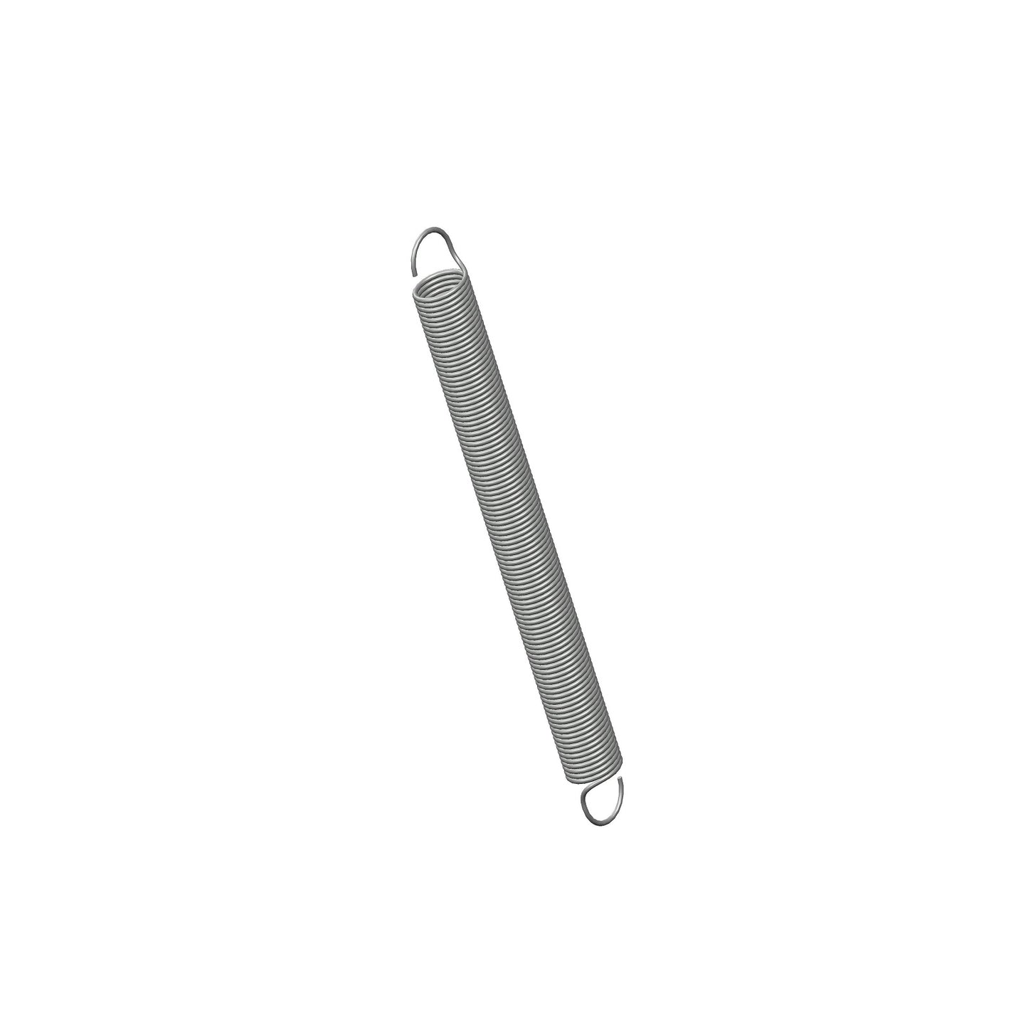 Zinc Extension Spring 165.1mm Long (15.88 OD x 1.37 WD) C243 from Century