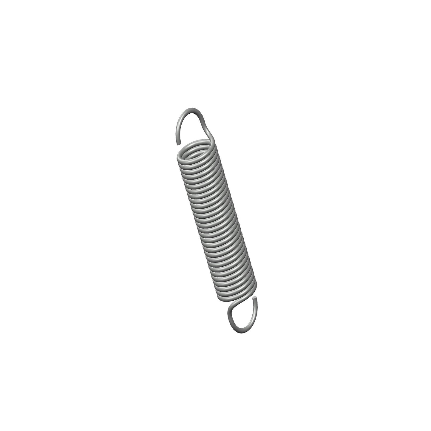 Zinc Extension Spring 152.4mm Long (22.23 OD x 2.31 WD) C263 from Century