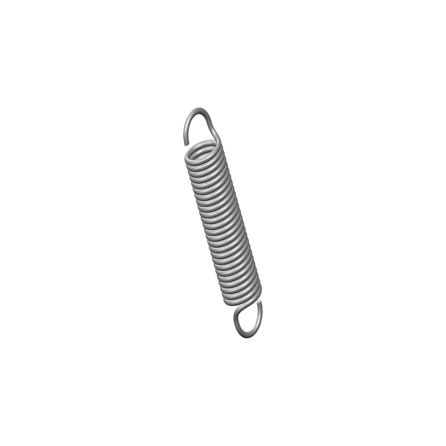 Zinc Extension Spring 165.1mm Long (31.75 OD x 4.11 WD) C267 from Century