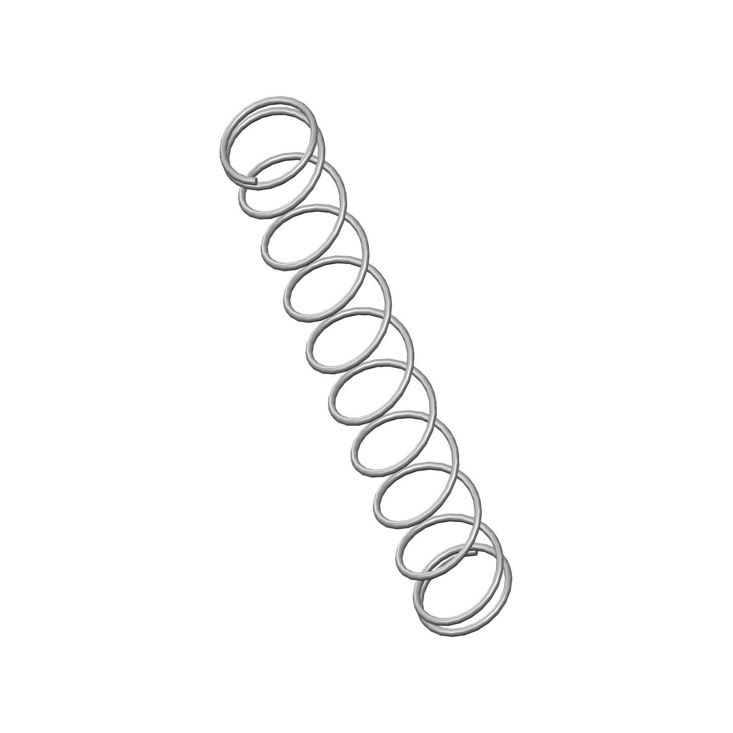 Zinc Compression Spring 25.4mm Long( 3.96 OD x 0.28 WD) C516 (2 pack) from Century