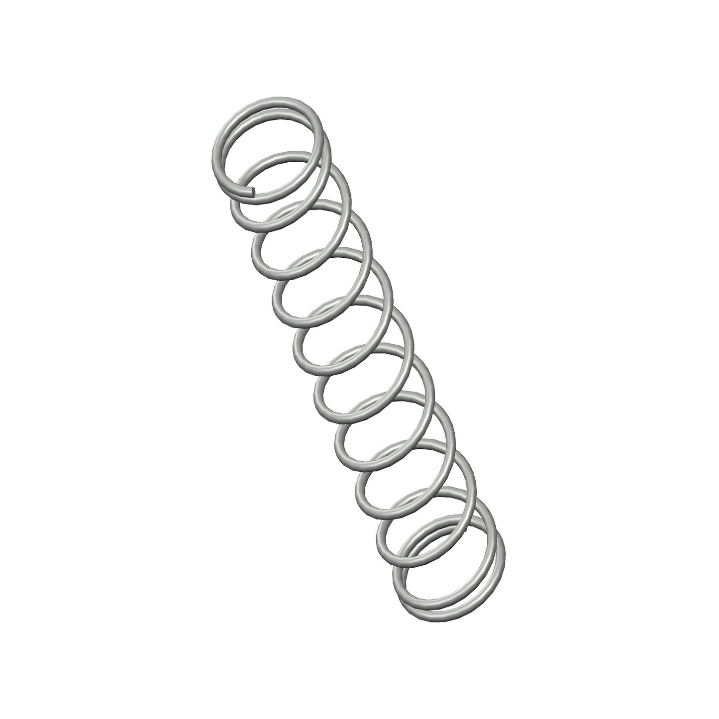 Zinc Compression Spring 25.4mm Long (4.78 OD x 0.41 WD) C550 (2 pack) from Century