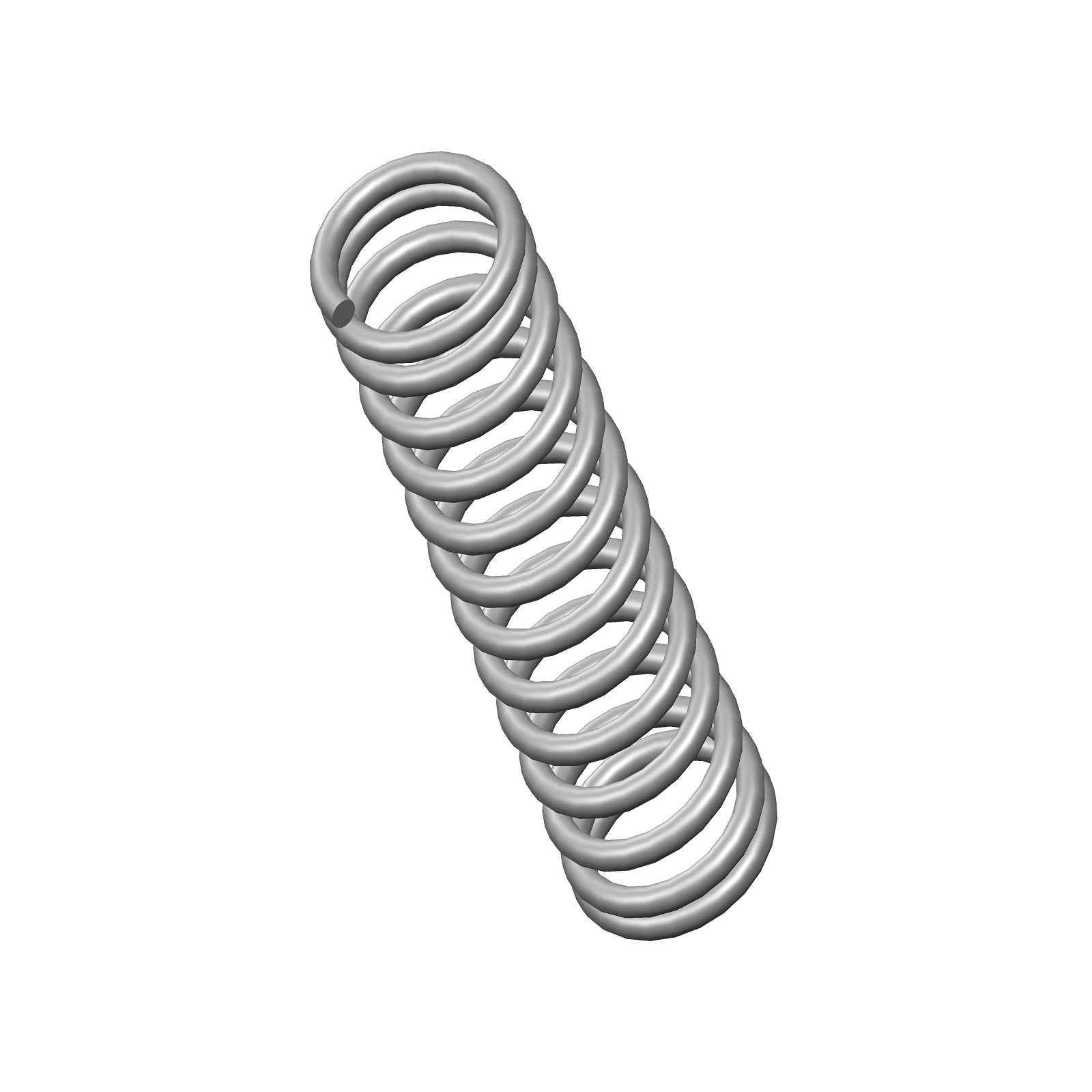 Zinc Compression Spring 69.85mm Long (15.88 OD x 1.37 WD) C742 (each) from Century