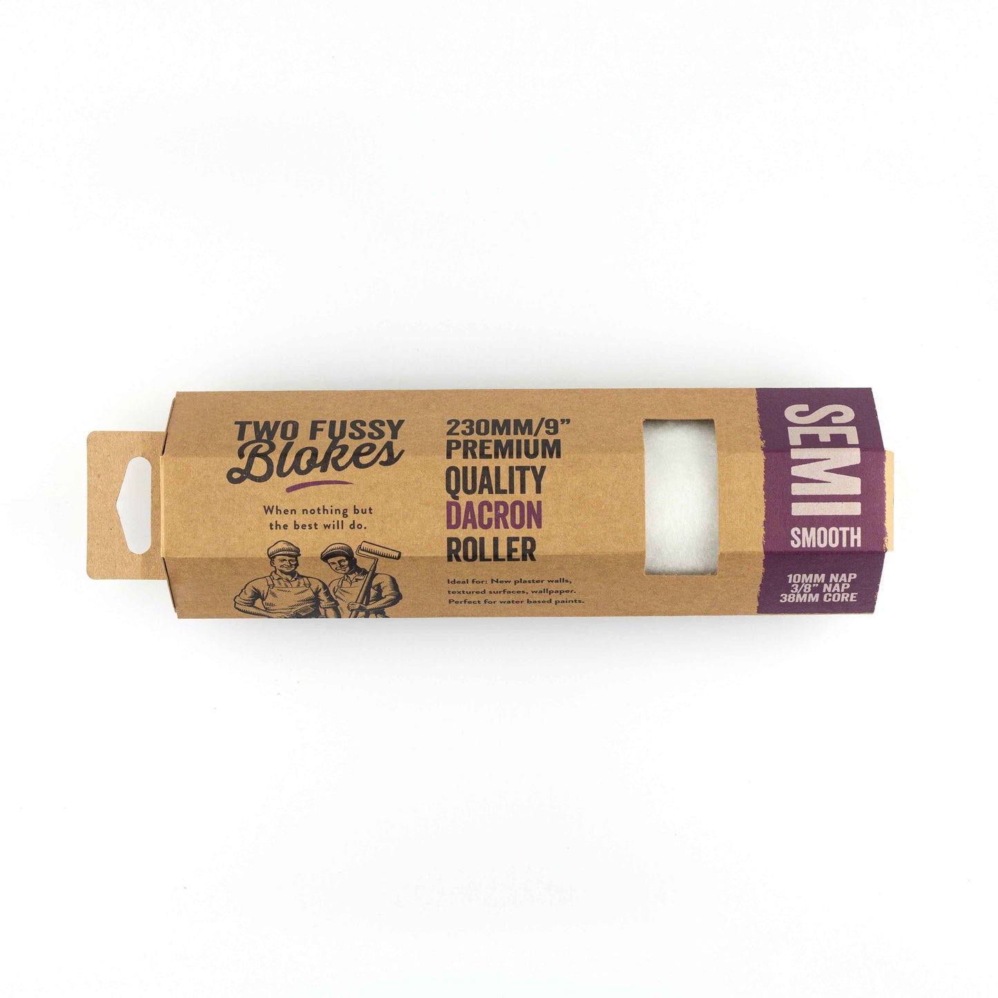 230mm Dacron Paint Roller Sleeve 3 3 Pack 10mm Nap From Two Fussy Blokes