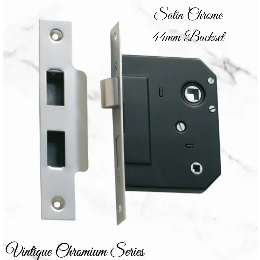 Internal Privacy Lockset & striker plates (44mm Backset) -Various finishes - Vintique Concepts