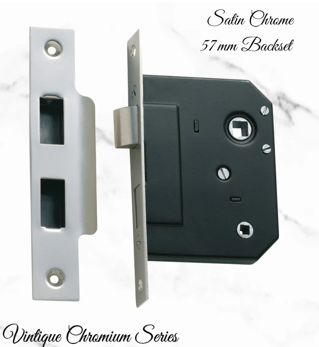Internal Privacy Lockset & striker plates (57mm Backset) -Various finishes- - Vintique Concepts