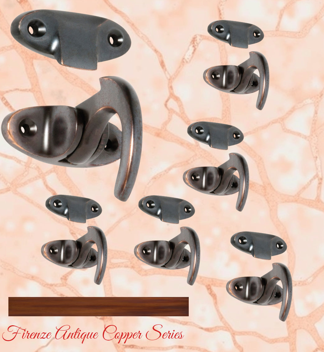 Regal ANTIQUED COPPER Spur catch 47 x 46mm (Copy)-Vintique Concepts
