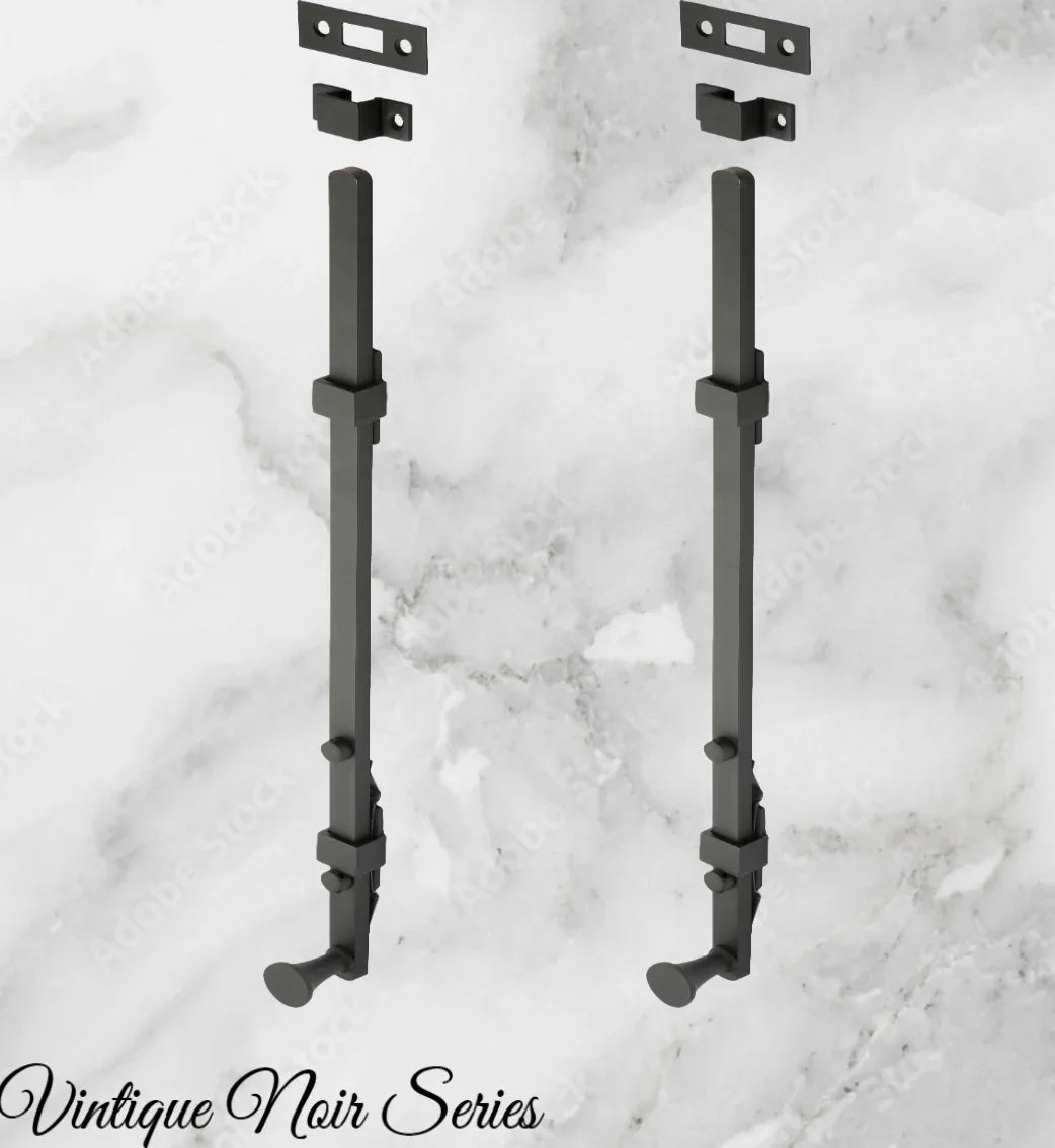Panic Long Barrel Bolt -Stylish Matt Black 450mm Long - Vintique Concepts