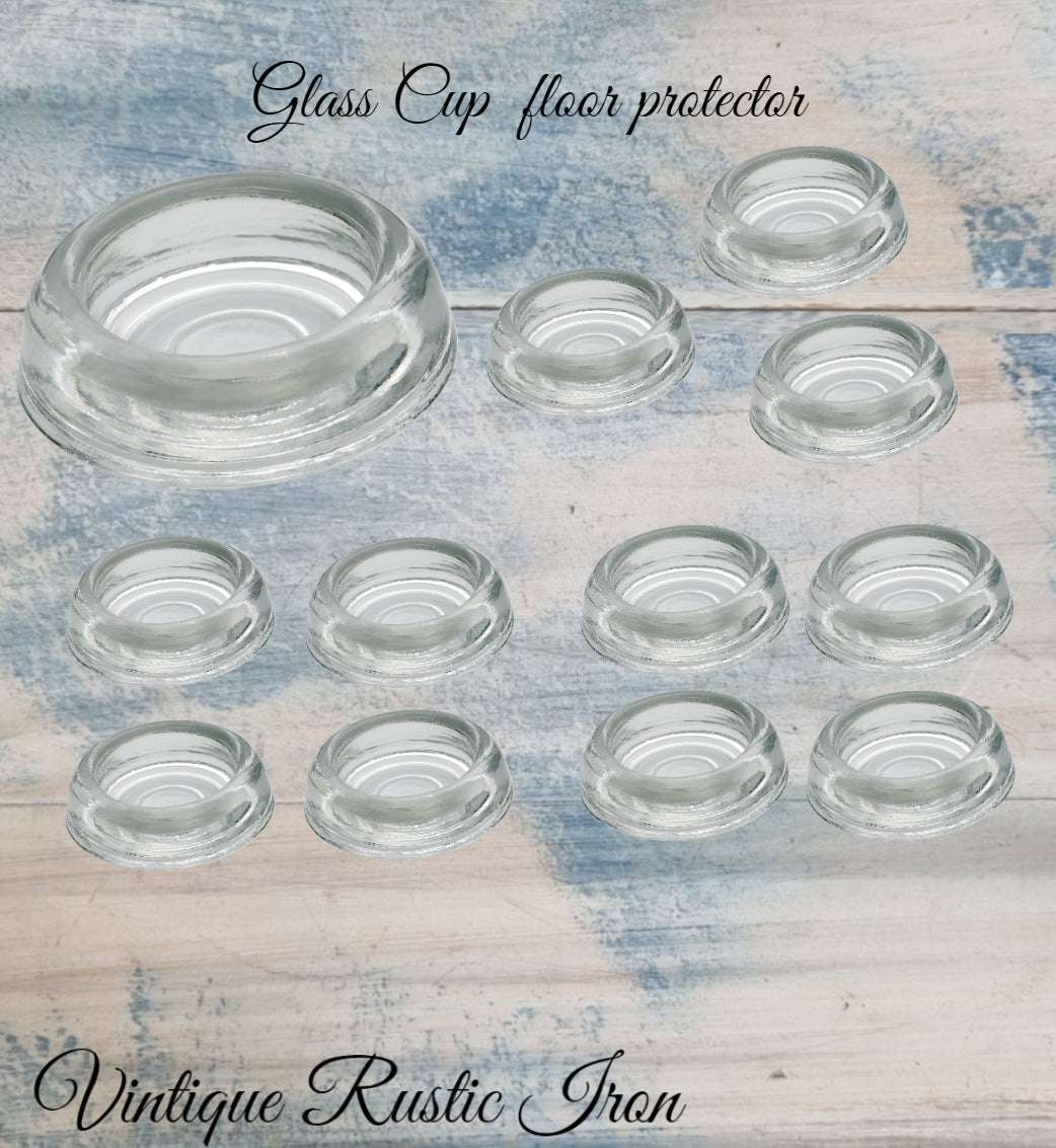 Floor glass cup Furniture protector 78mm Dia-Vintique Concepts