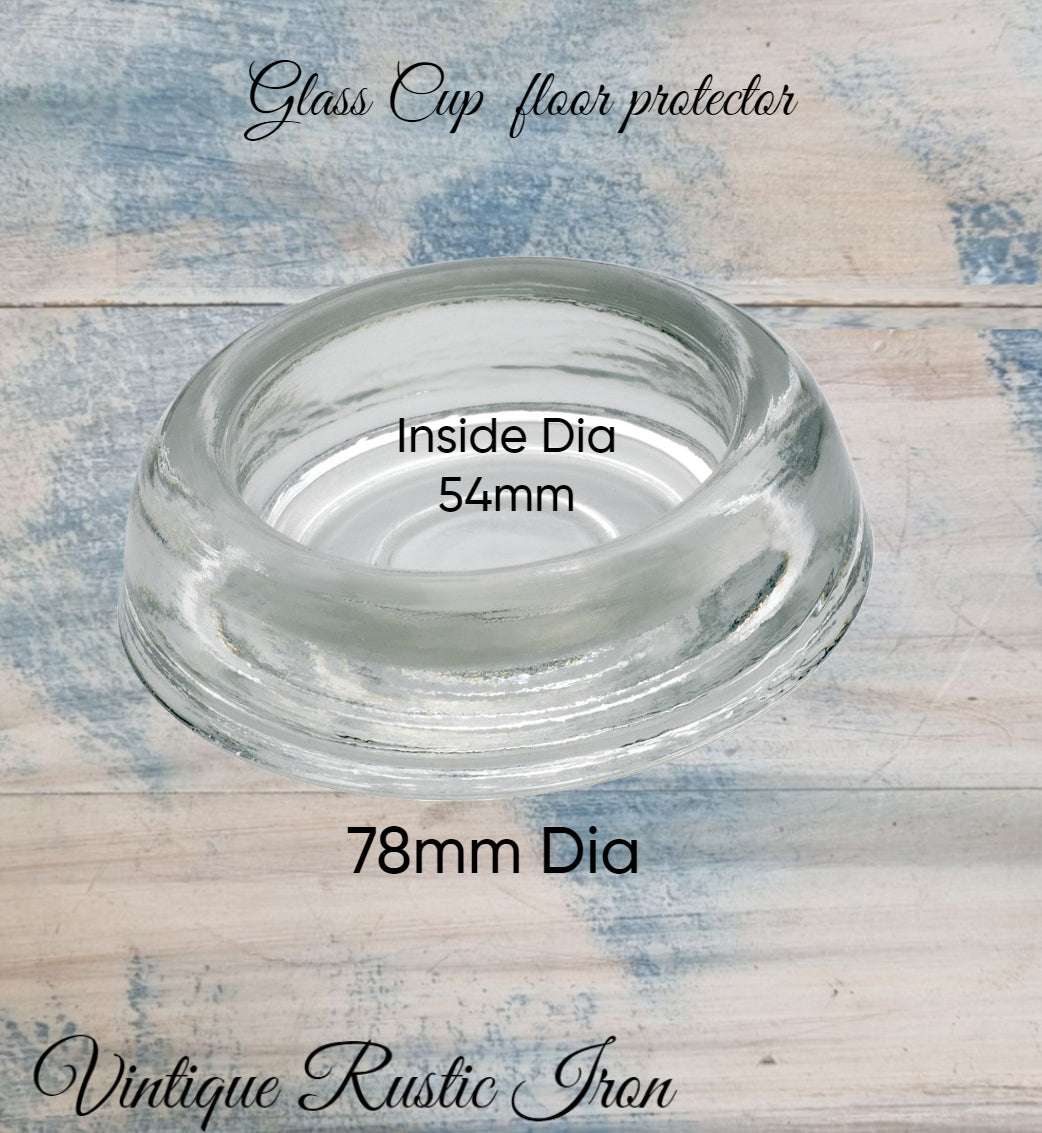 Floor glass cup Furniture protector 78mm Dia-Vintique Concepts