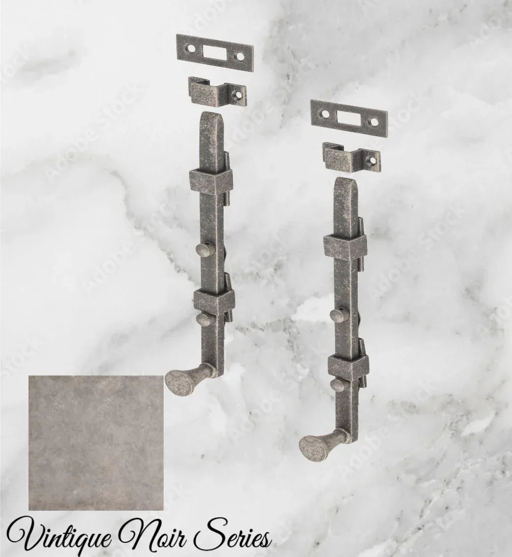 Panic Standard Barrel Bolt -Antique Pewter 255mm Long - Vintique Concepts
