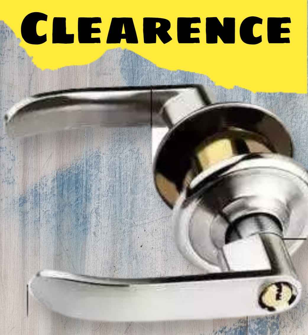 interior door handle (lever type) and lock nickel 121mm lever