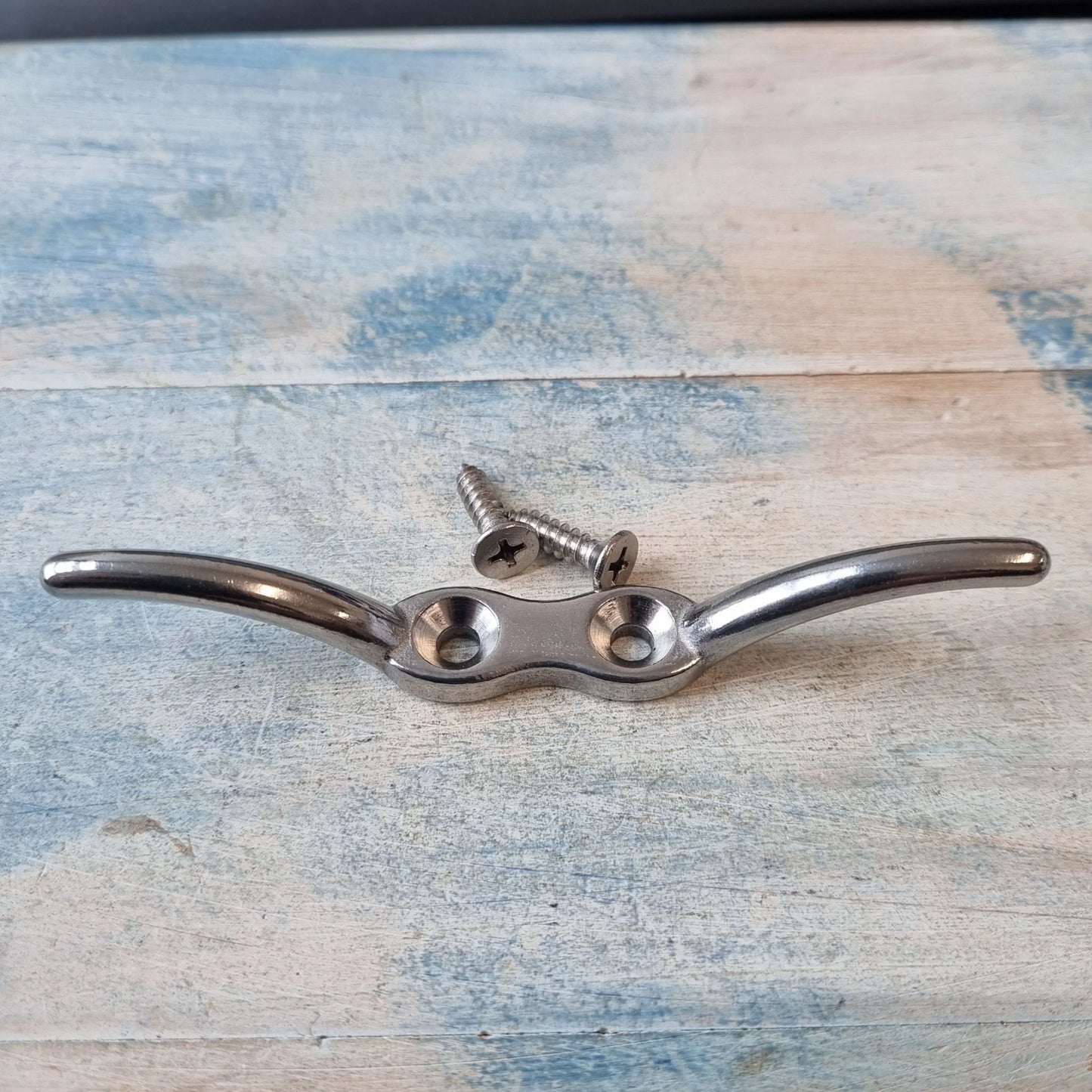 Stainless Steel Boat Cleat 110mm Long - Vintique Concepts