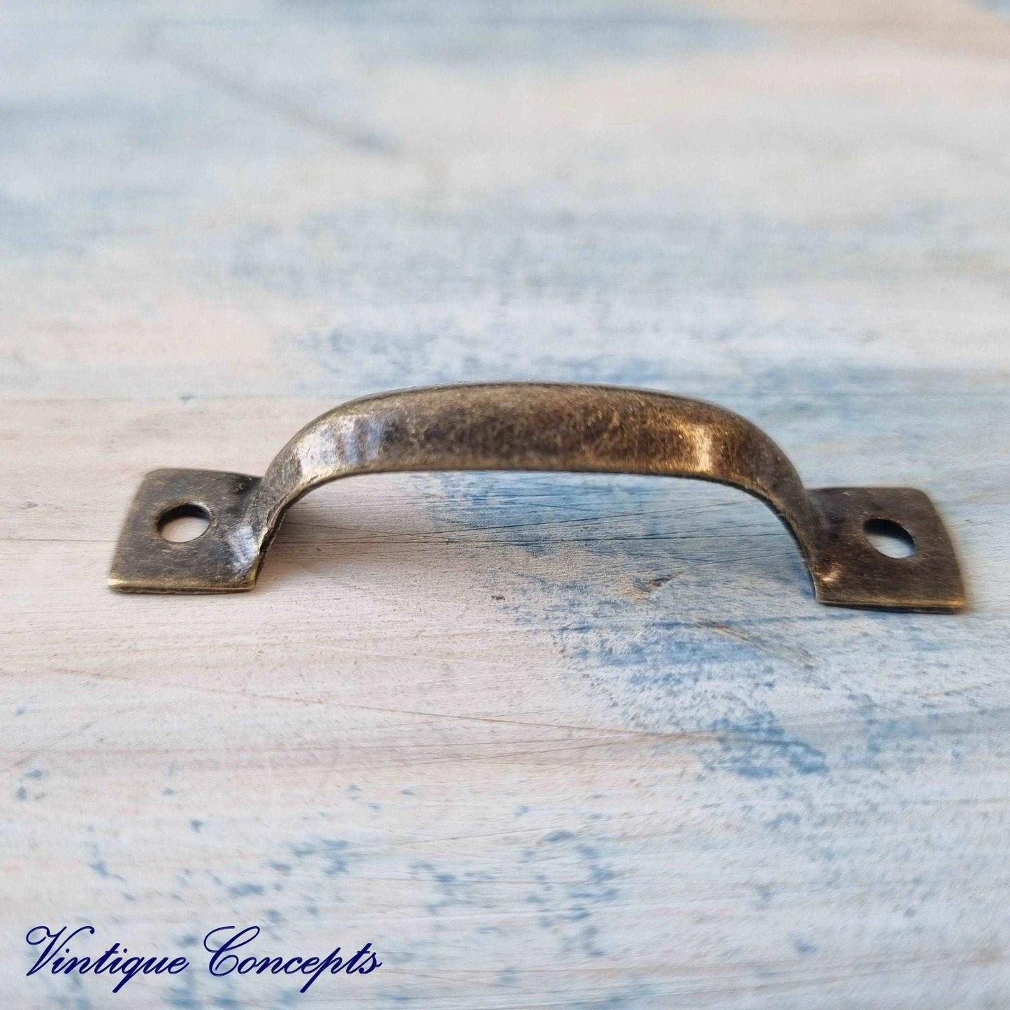 Antique Bronze "itsy Bitsy" small drawer or cabinet vintage Handle 58mm long-Vintique Concepts