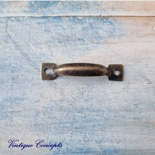Antique Bronze "itsy Bitsy" small drawer or cabinet vintage Handle 58mm long-Vintique Concepts