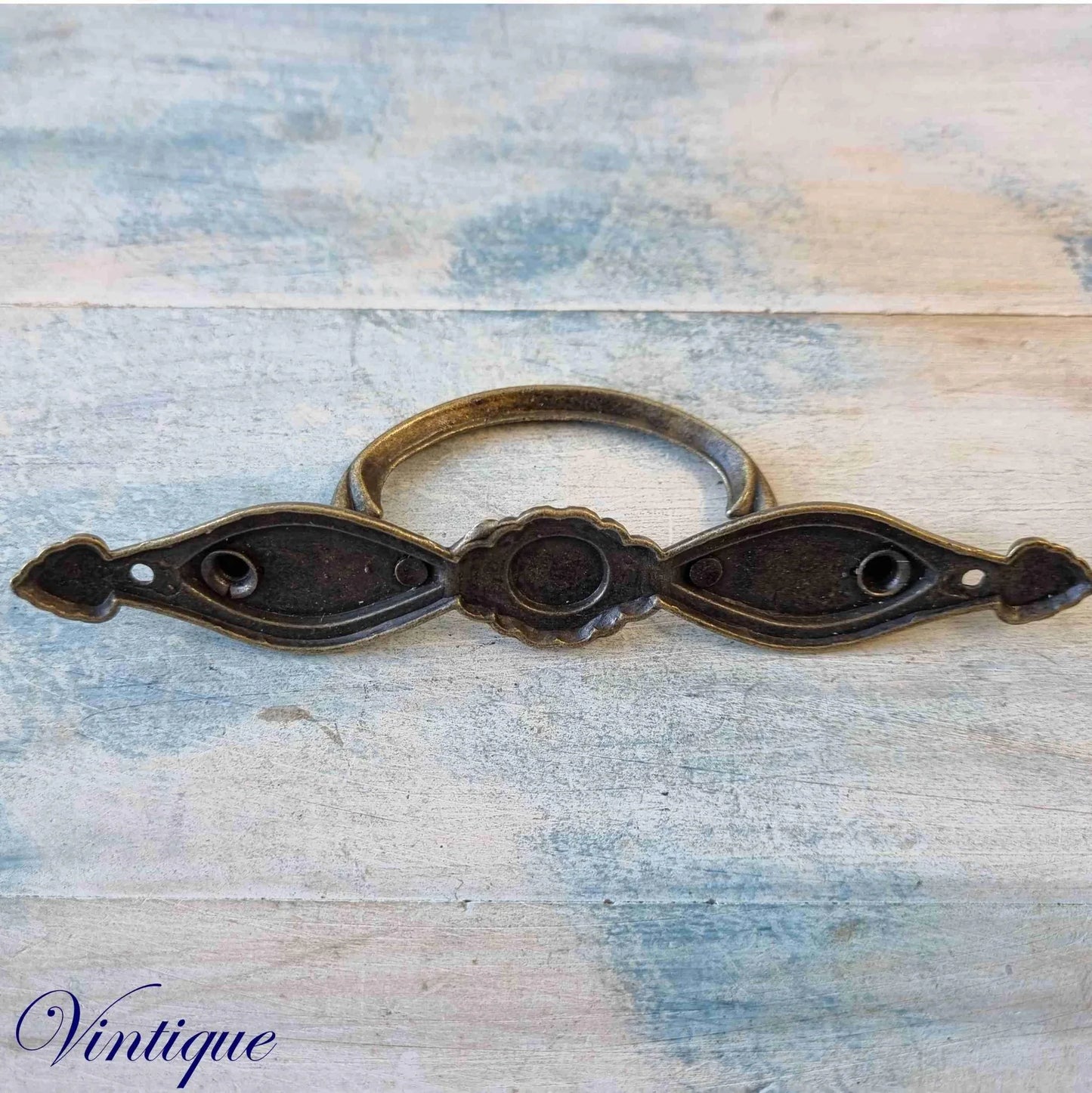 Antique look Pantry drawer swing pull handle 136mm x 35mm-A TOP SELLER - Vintique Concepts