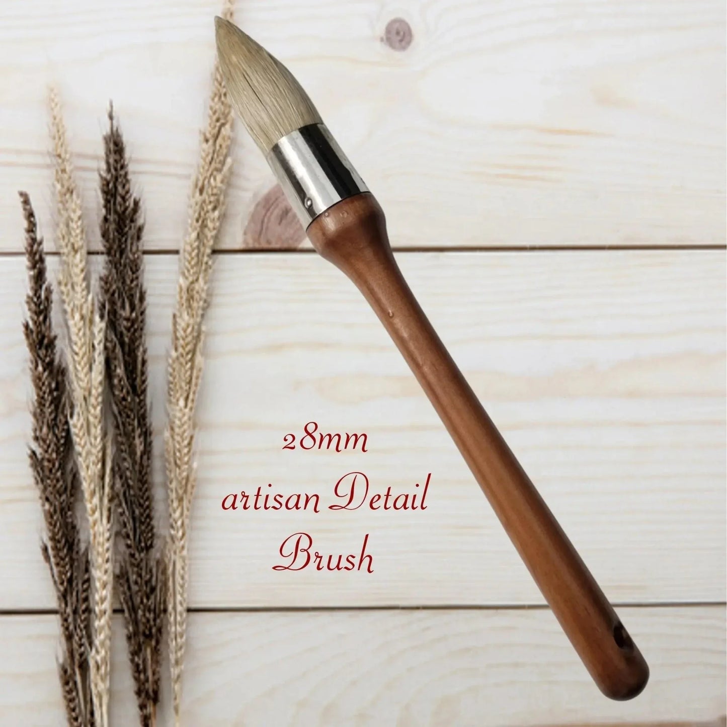 Artisan Round Detail Chalk paint Brush 28mm dia - Vintique Concepts