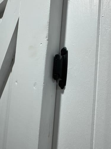 Self-Closing Overlay Hinges -Inset Black 72mm x 57mm - Vintique Concepts