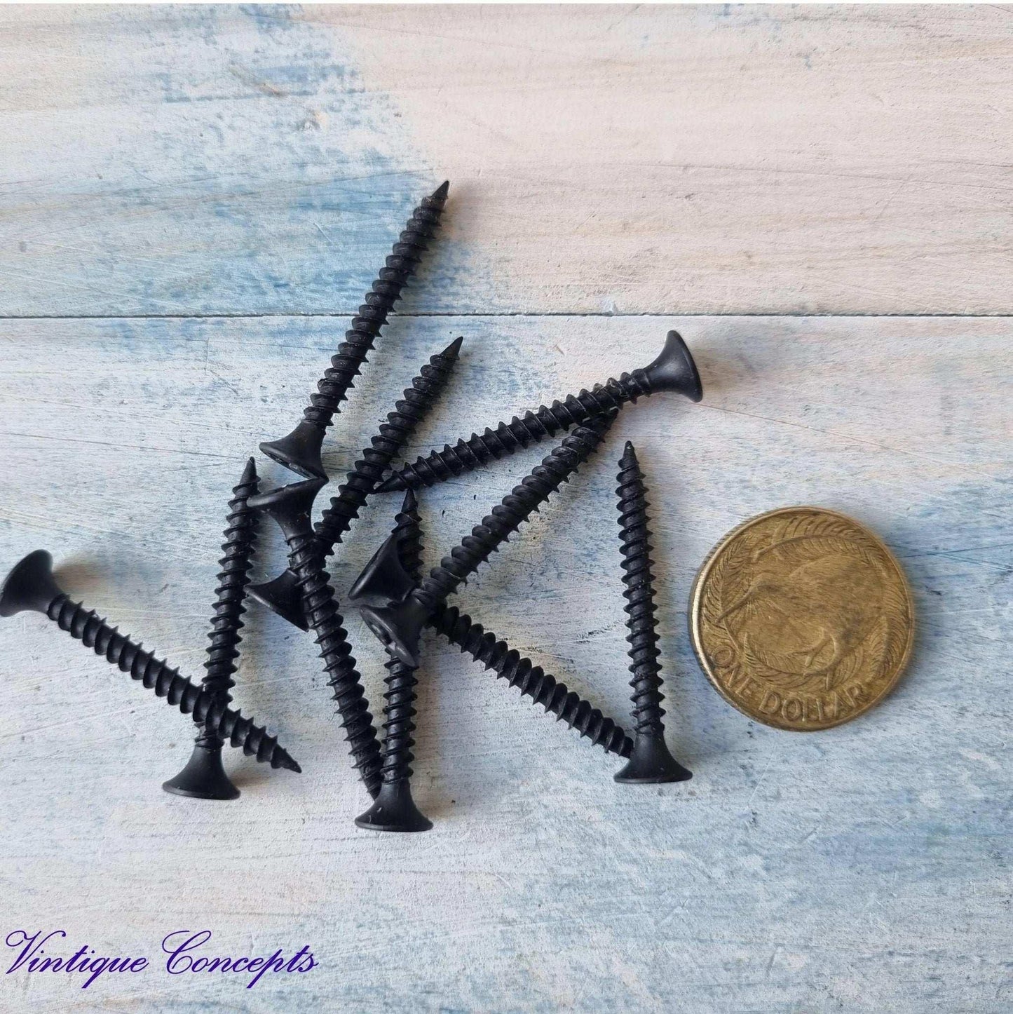 Black M3 Screws 35mm long (pkt of 10) - Vintique Concepts