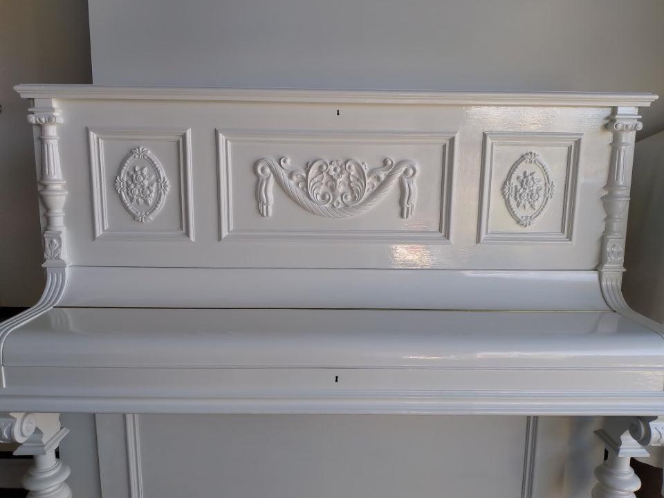 Buckingham swag centre or top wood applique Onlay 40cm x 15cm-Vintique Concepts