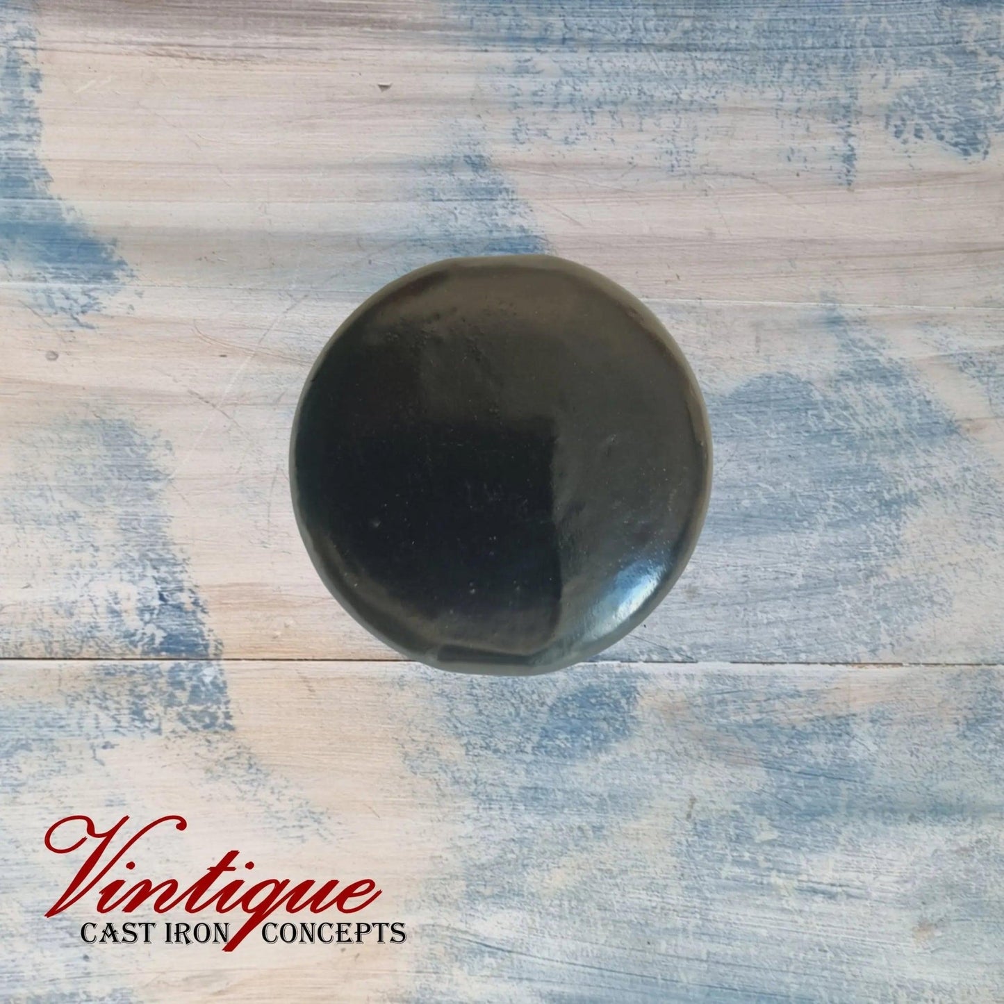 Cast Iron Mortice Large Round Door Knob 70mm dia (each)-Vintique Concepts