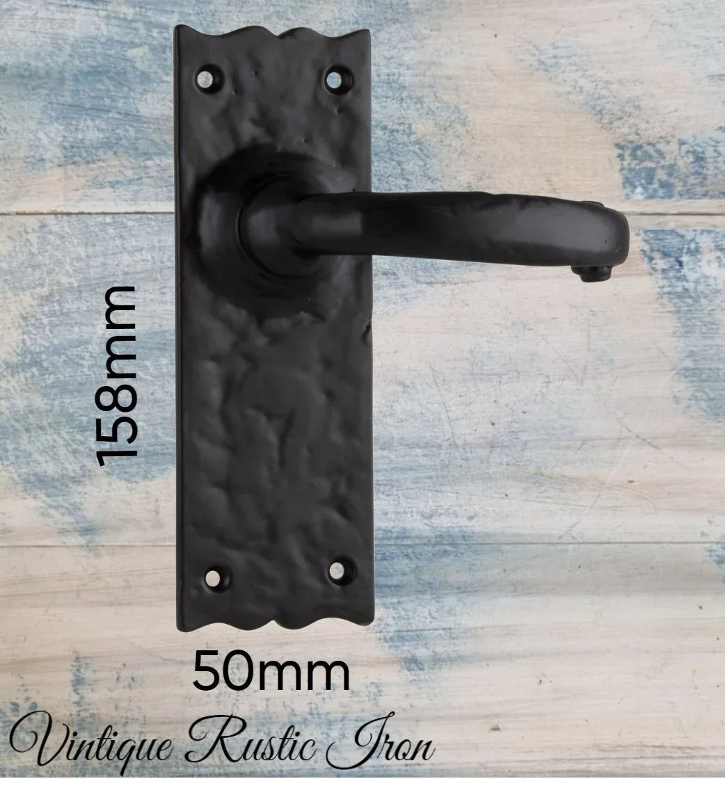 Cast Iron Tudor door levers (pair) (Copy) - Vintique Concepts