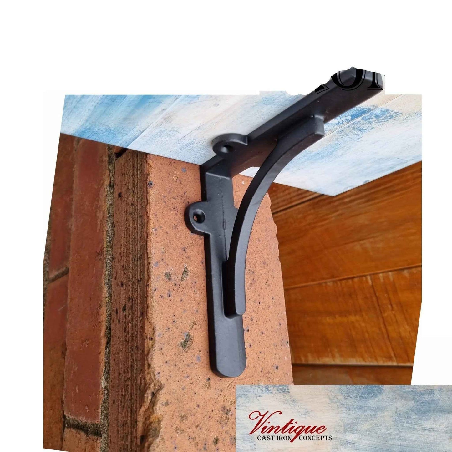 Cast Iron Wall Bracket "GWENDOLENE" 125mm x 125mm x 48mm