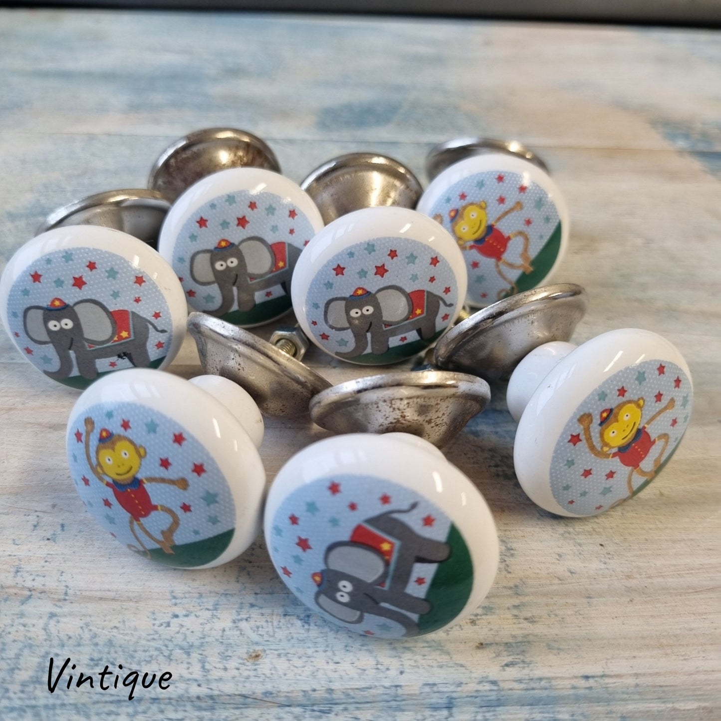 Childrens cabinet knobs (set of 7)-Vintique Concepts