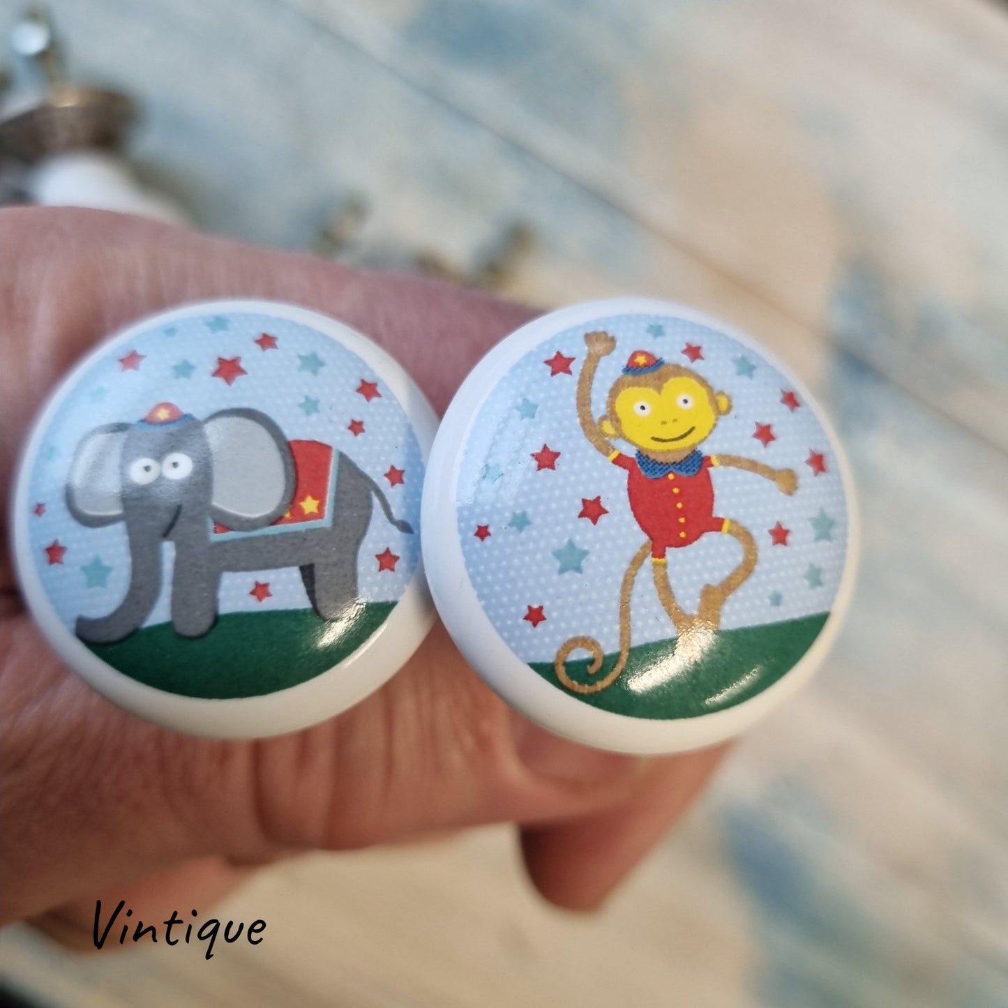 Childrens cabinet knobs (set of 7)-Vintique Concepts
