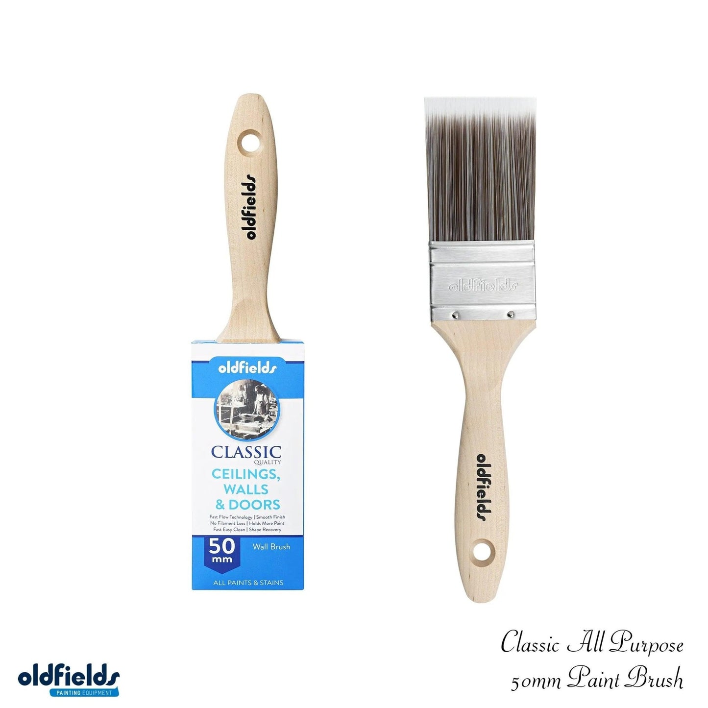 Classic 100% Tappered filament all purpose Paint Brush from Oldfields-Vintique Concepts