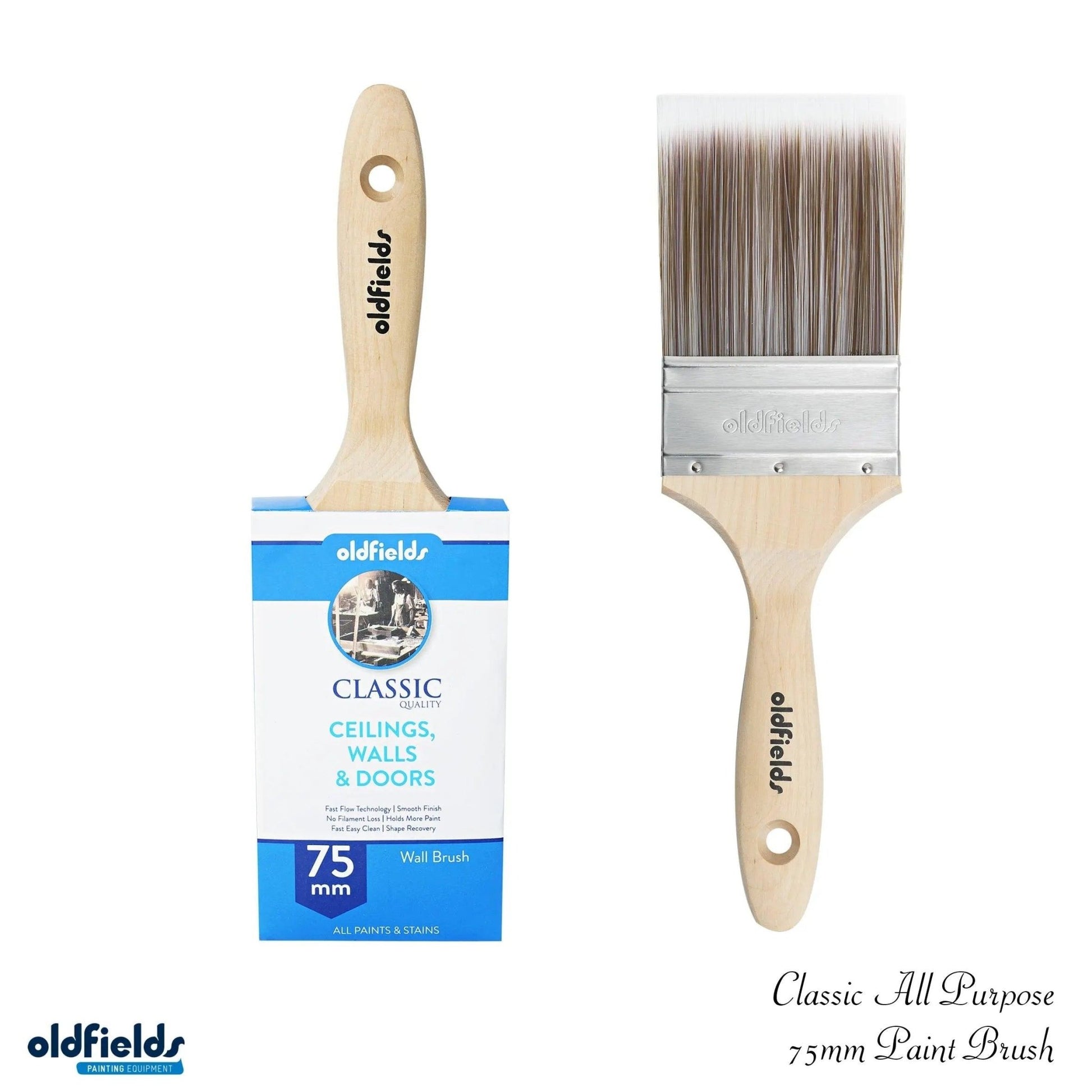 Classic 100% Tappered filament all purpose Paint Brush from Oldfields-Vintique Concepts