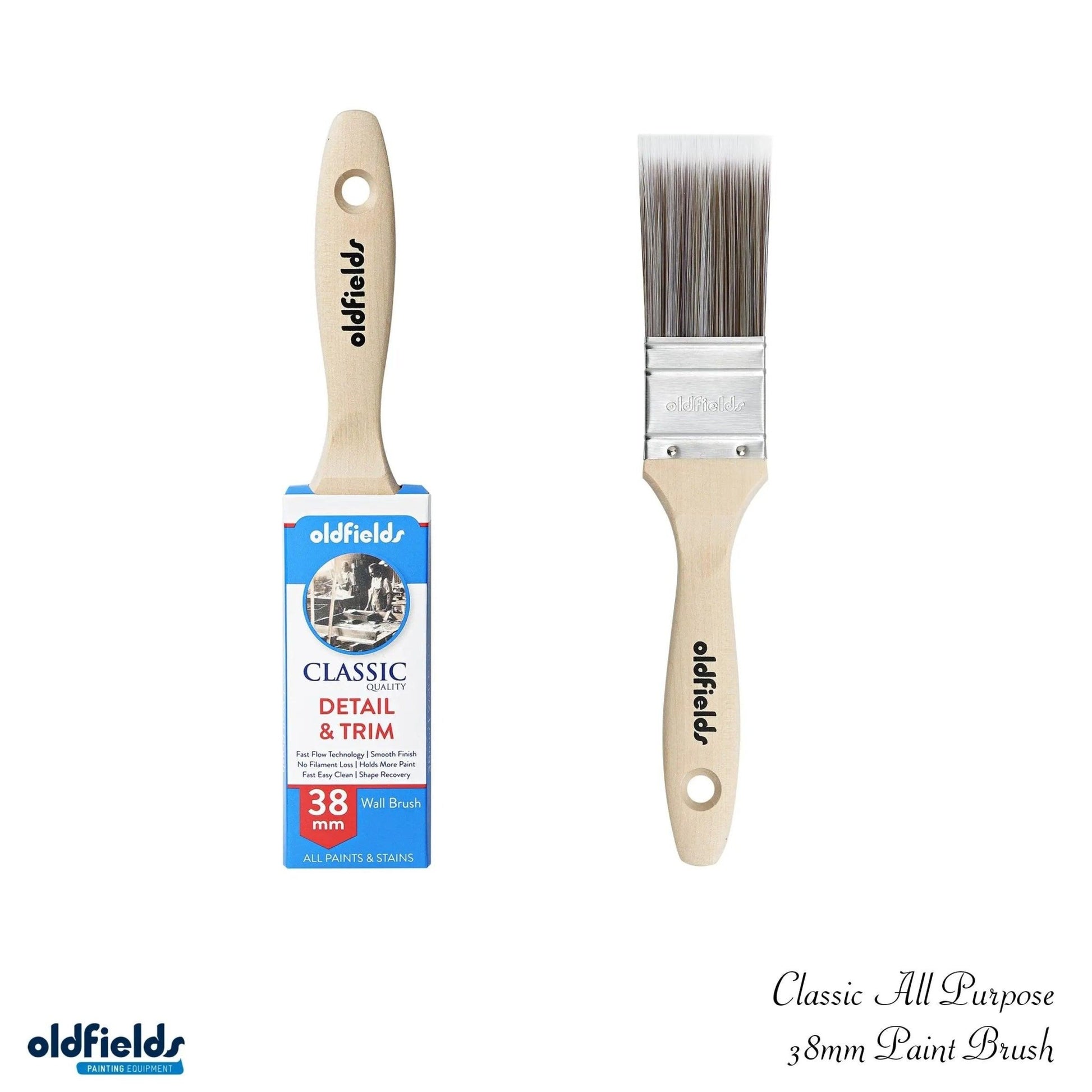 Classic 100% Tappered filament all purpose Paint Brush from Oldfields-Vintique Concepts