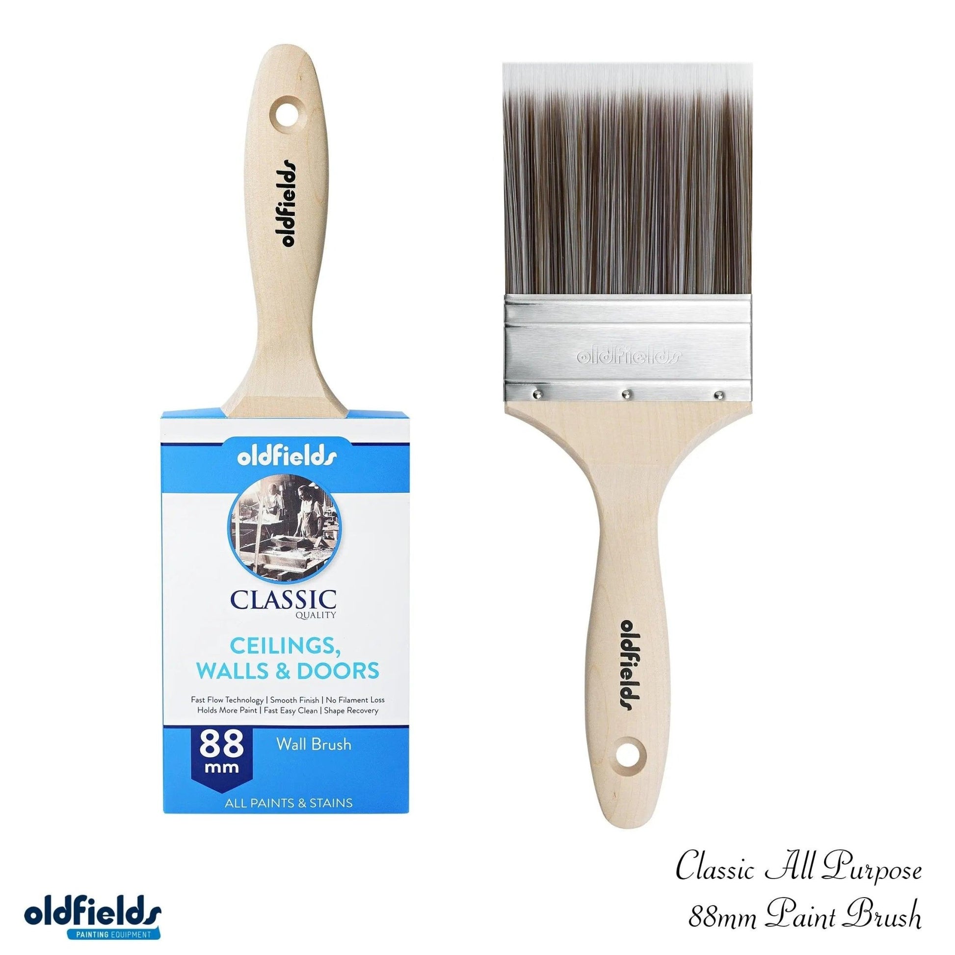 Classic 100% Tappered filament all purpose Paint Brush from Oldfields-Vintique Concepts