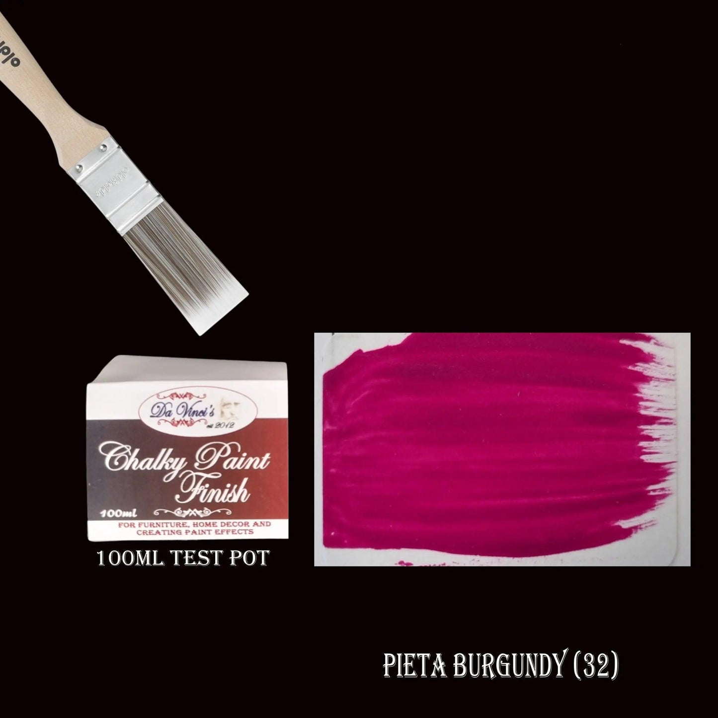 Da Vinci Creative Chalky Paint Finish- 100ml Test Pot- Colour Selector-Vintique Concepts