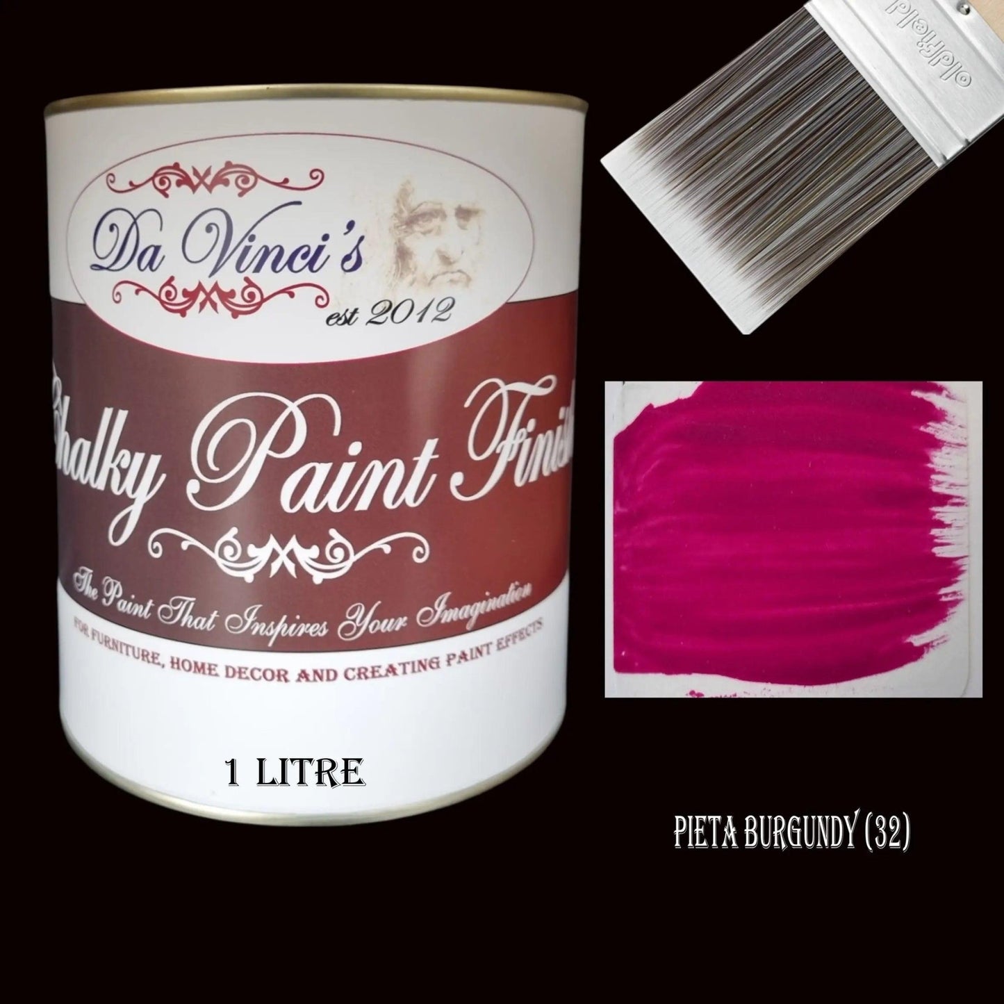 Da Vinci Creative Chalky Paint Finish- 1Ltr Colour Selector-Vintique Concepts