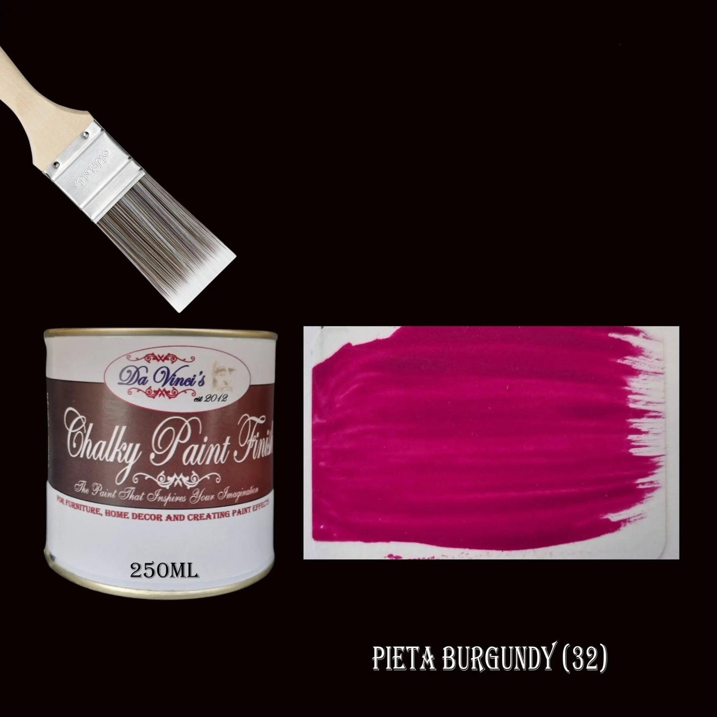 Da Vinci Creative Chalky Paint Finish- 250ml- Colour Selector-Vintique Concepts