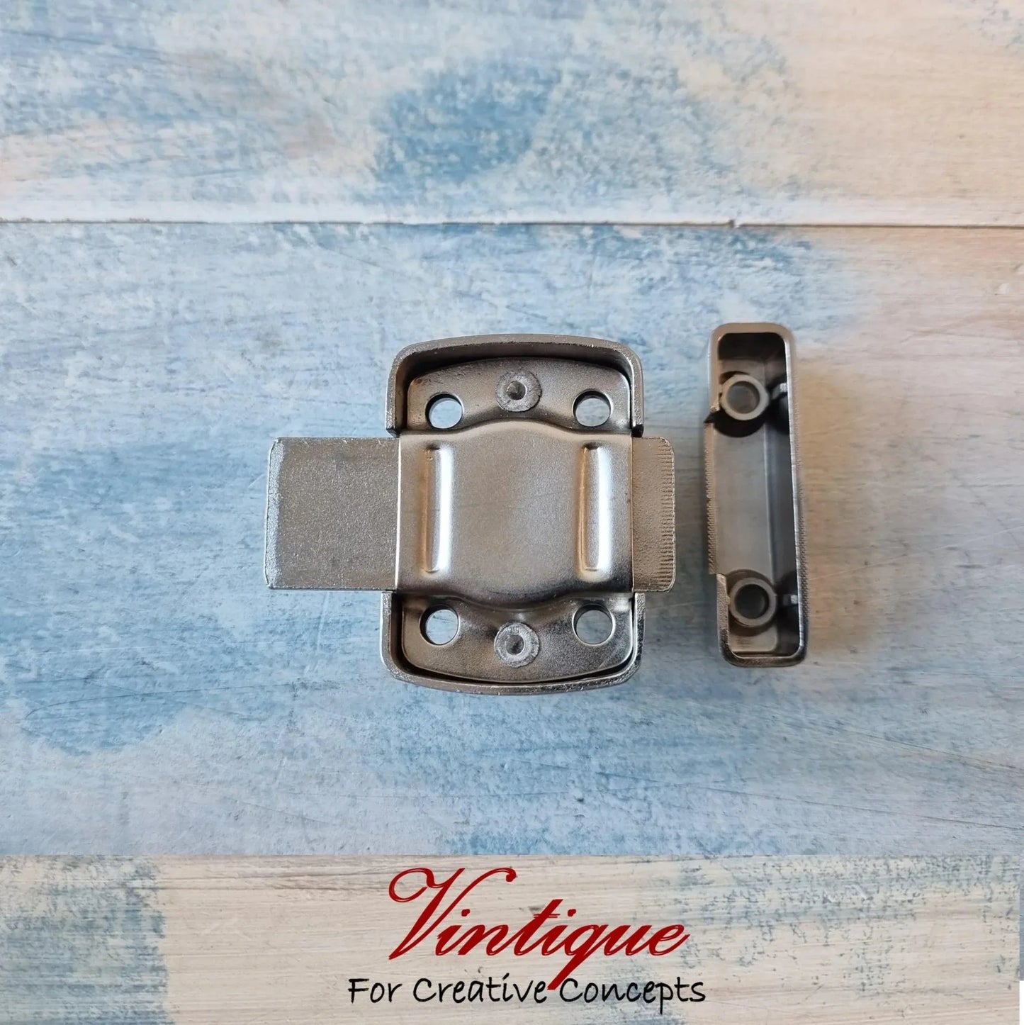 Elegant Door / Cupboard latch lock Black 50mm x 42mm - Vintique Concepts
