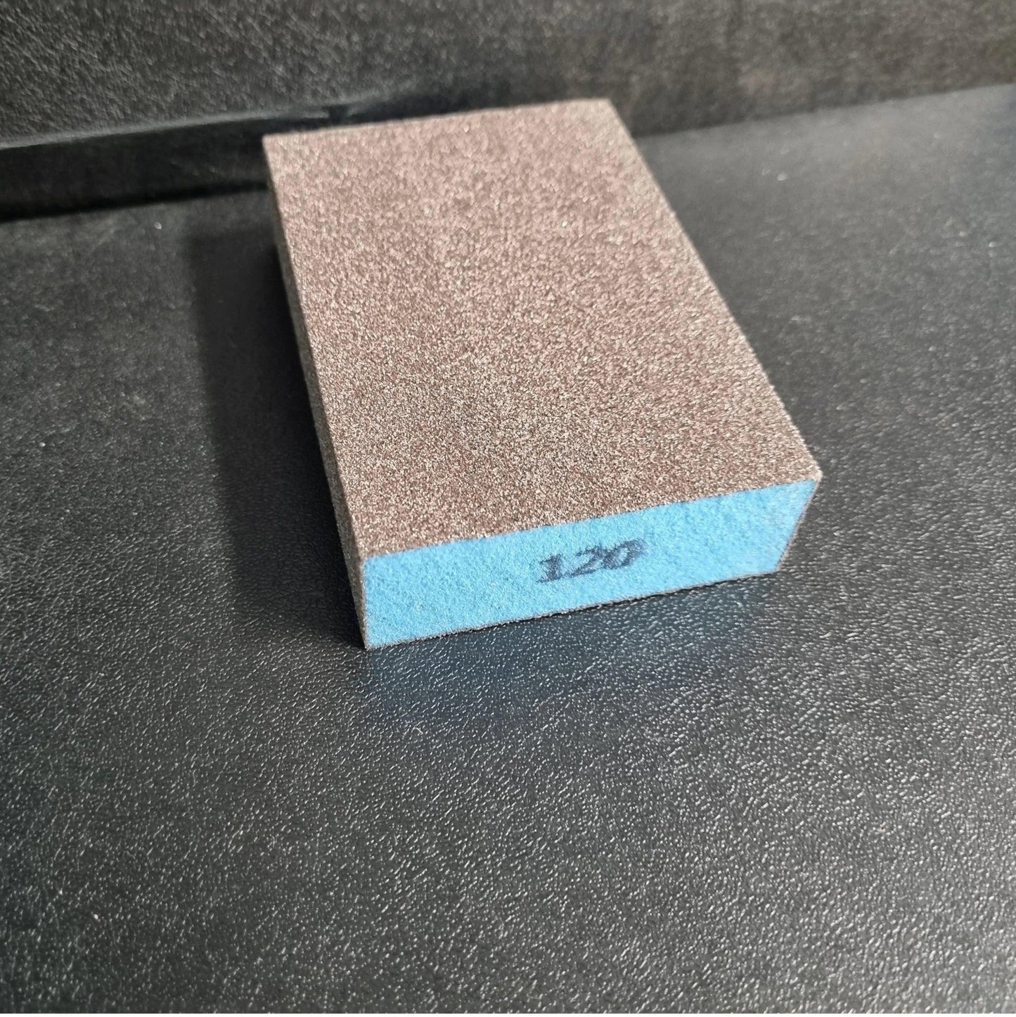 Foam (sponge) Sanding Block 120 Grit 100mm x 70mm-Vintique Concepts