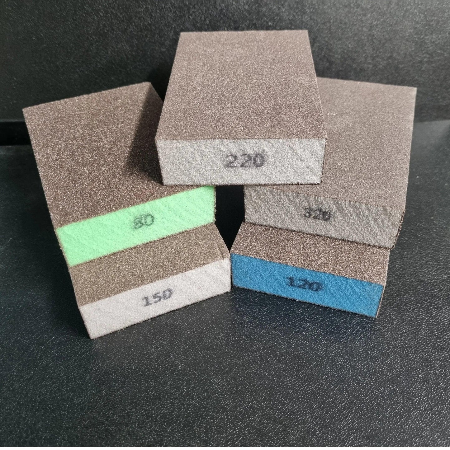 Foam (sponge) Sanding Block 320 Grit 100mm x 70mm-Vintique Concepts
