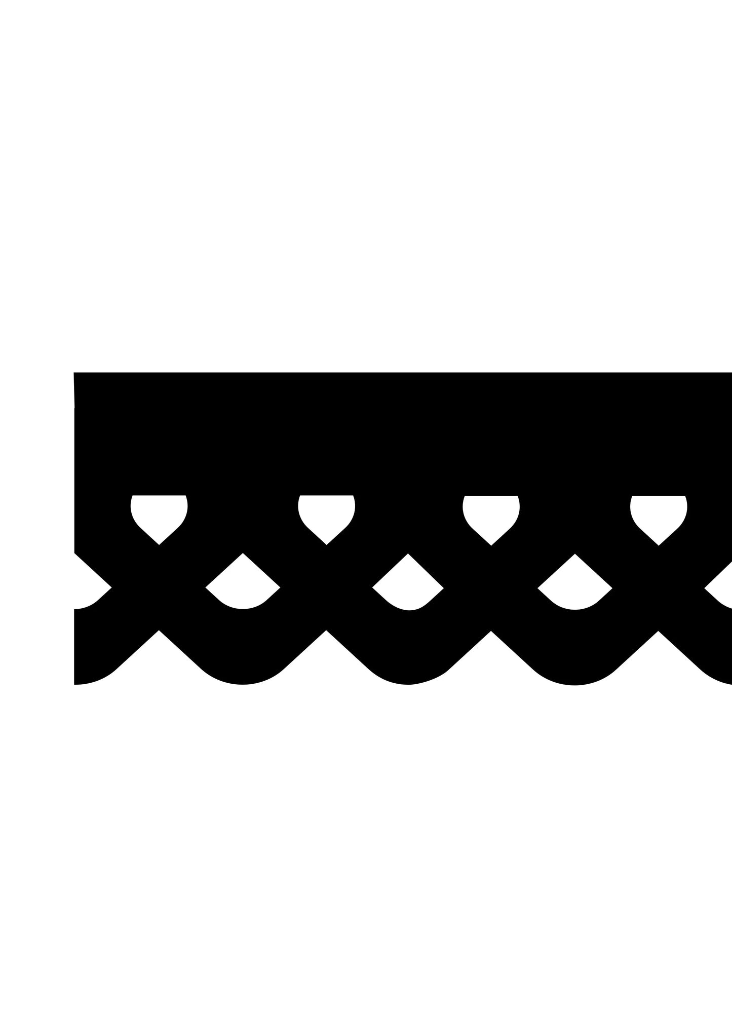 Wooden Lacework Border-Lattice Standard (LW53-S) 115mm x 1050mm - Vintique Concepts