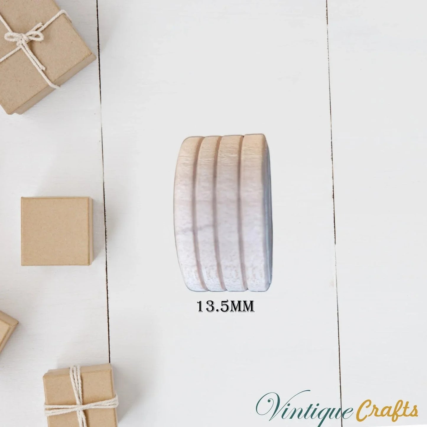 Maple Treaded wood wheel 25mm (6.35mm axel) for toys - Vintique Concepts